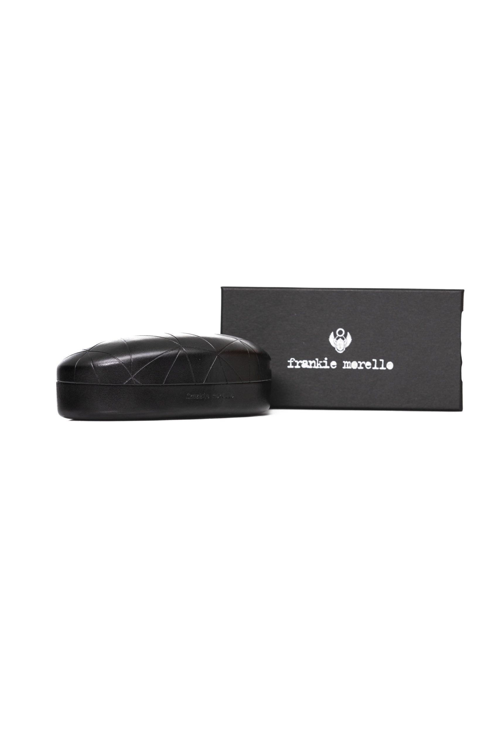 Frankie Morello Black Metallic Men Sunglass - Luksusmuotia Frankie Morello - Tutustu YVES JAVANNI® 