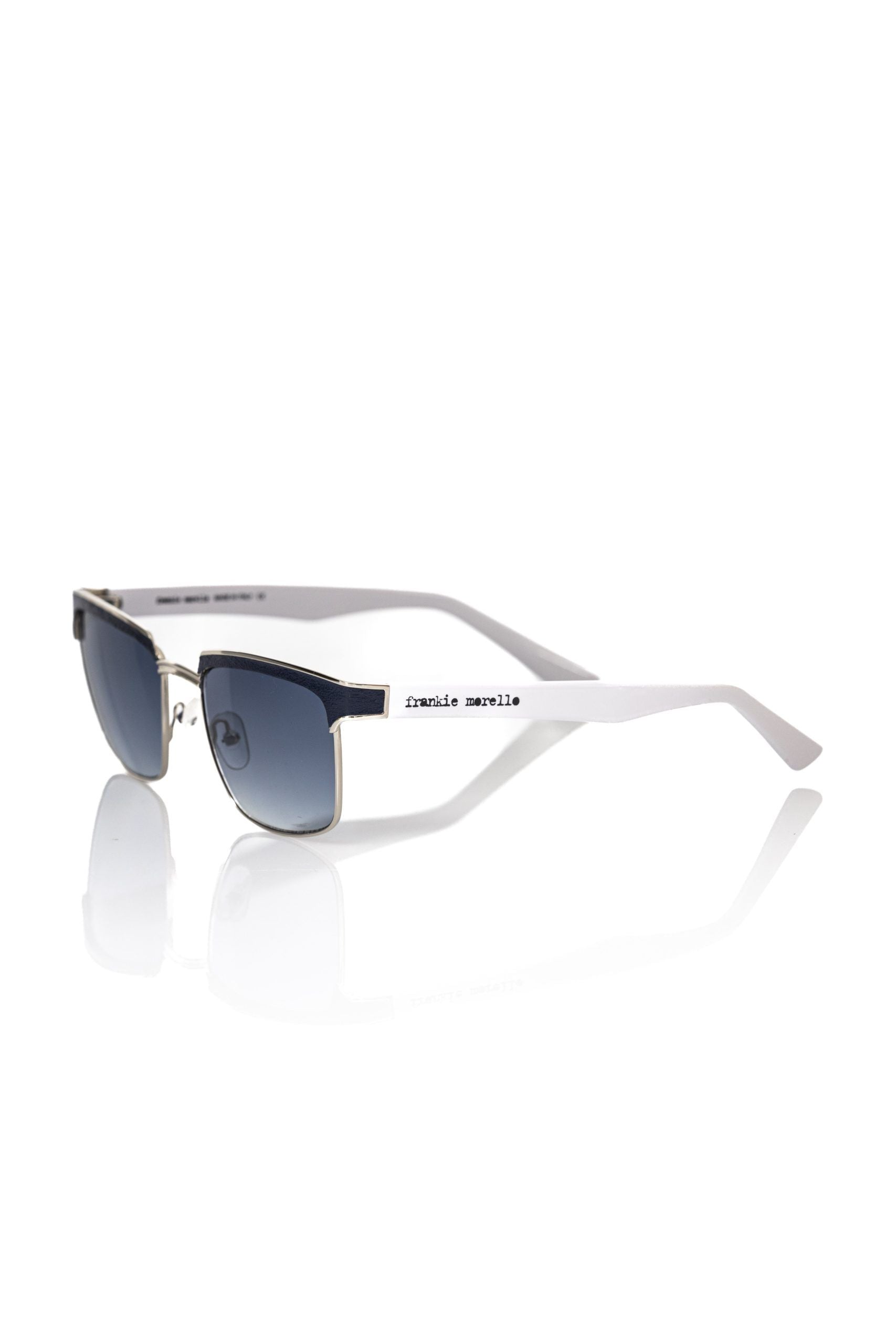 Frankie Morello Black Metallic Fiber Men Sunglass - Luksusmuotia Frankie Morello - Tutustu YVES JAVANNI® 