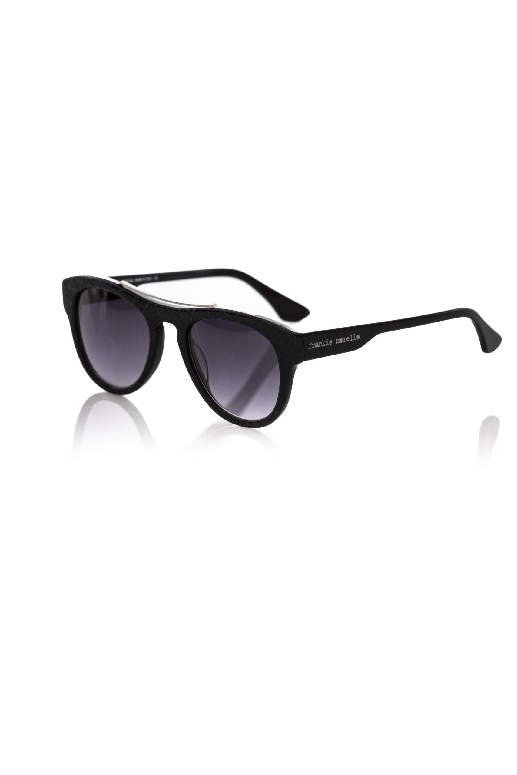 Frankie Morello Black Acetate Men's Sunglass - Luksusmuotia Frankie Morello - Tutustu YVES JAVANNI® 