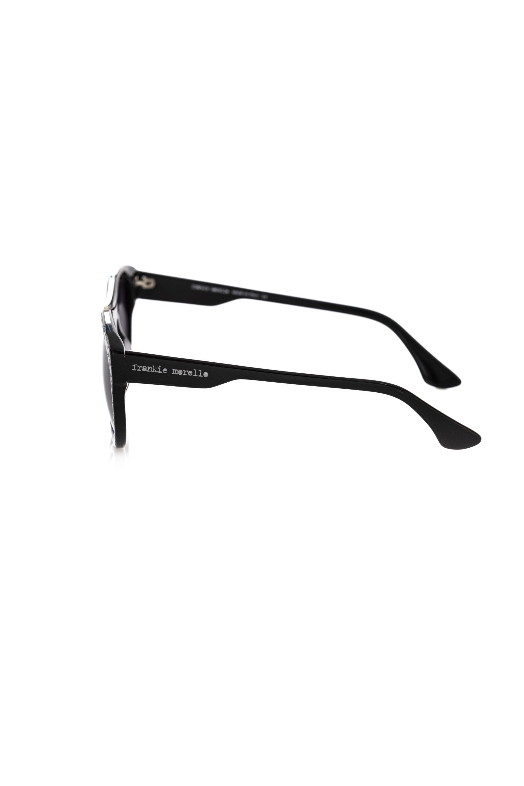 Frankie Morello Black Acetate Men's Sunglass - Luksusmuotia Frankie Morello - Tutustu YVES JAVANNI® 