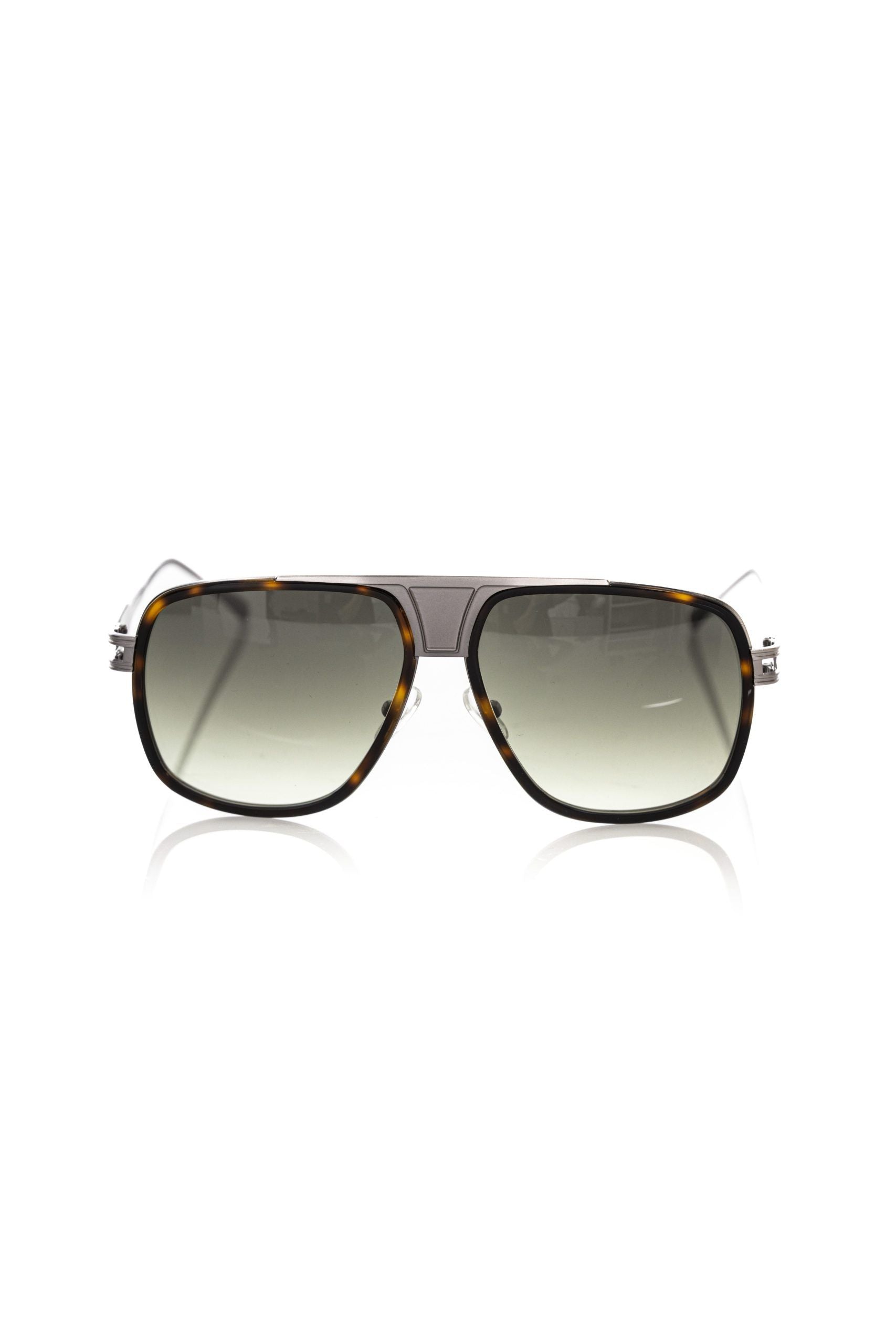 Frankie Morello Brown Metallic Men Sunglasses - Luksusmuotia Frankie Morello - Tutustu YVES JAVANNI® 