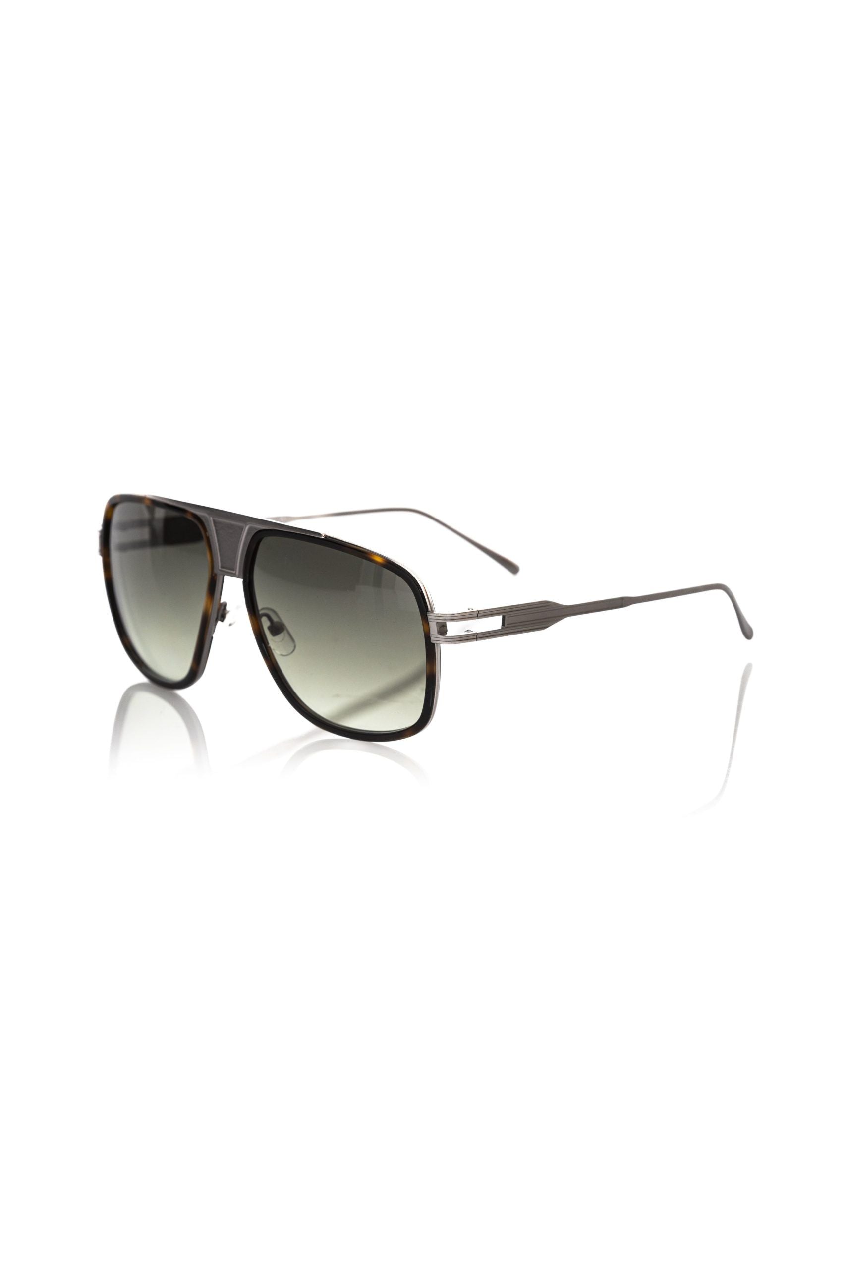 Frankie Morello Brown Metallic Men Sunglasses - Luksusmuotia Frankie Morello - Tutustu YVES JAVANNI® 