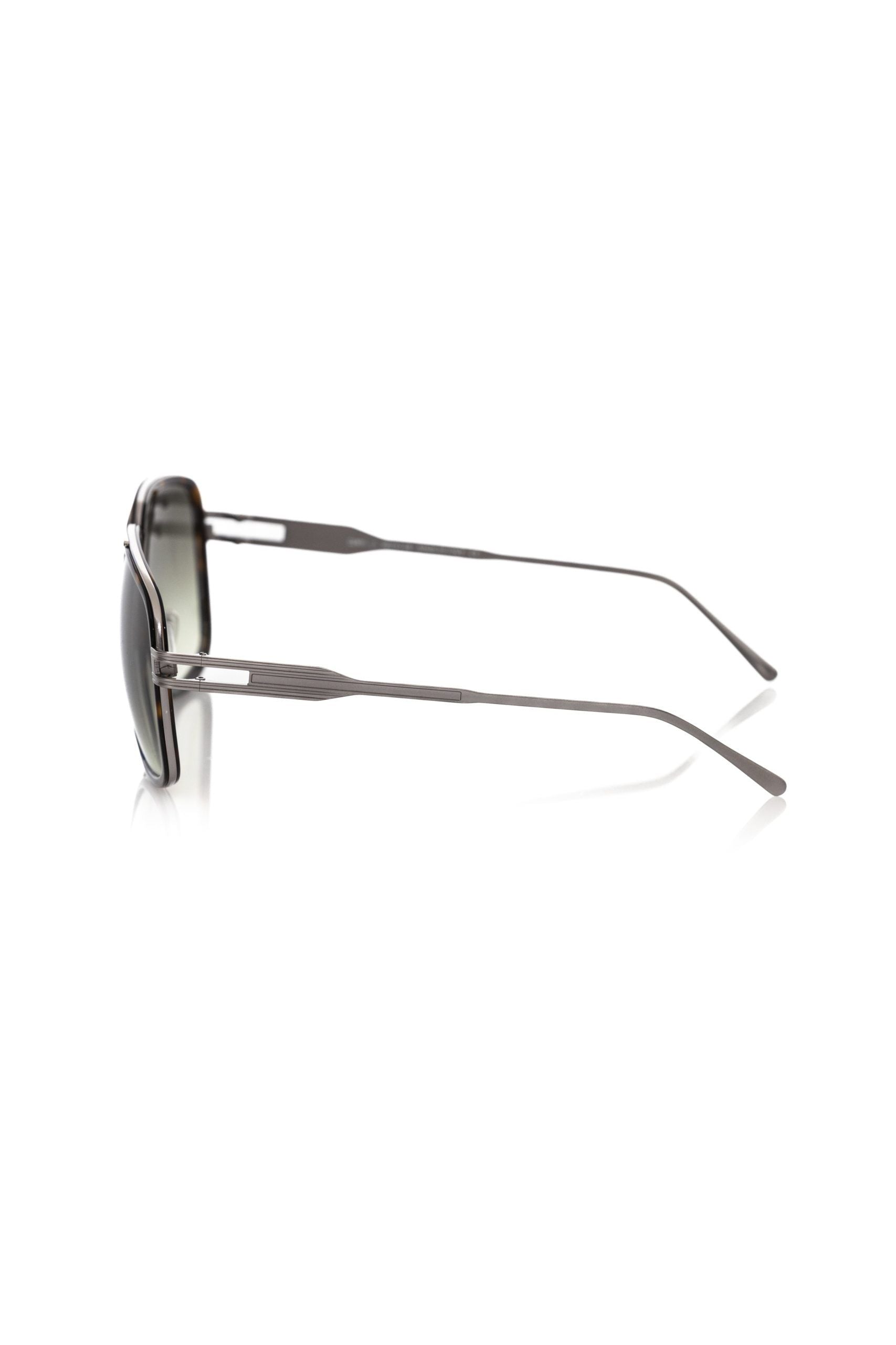 Frankie Morello Brown Metallic Men Sunglasses - Luksusmuotia Frankie Morello - Tutustu YVES JAVANNI® 