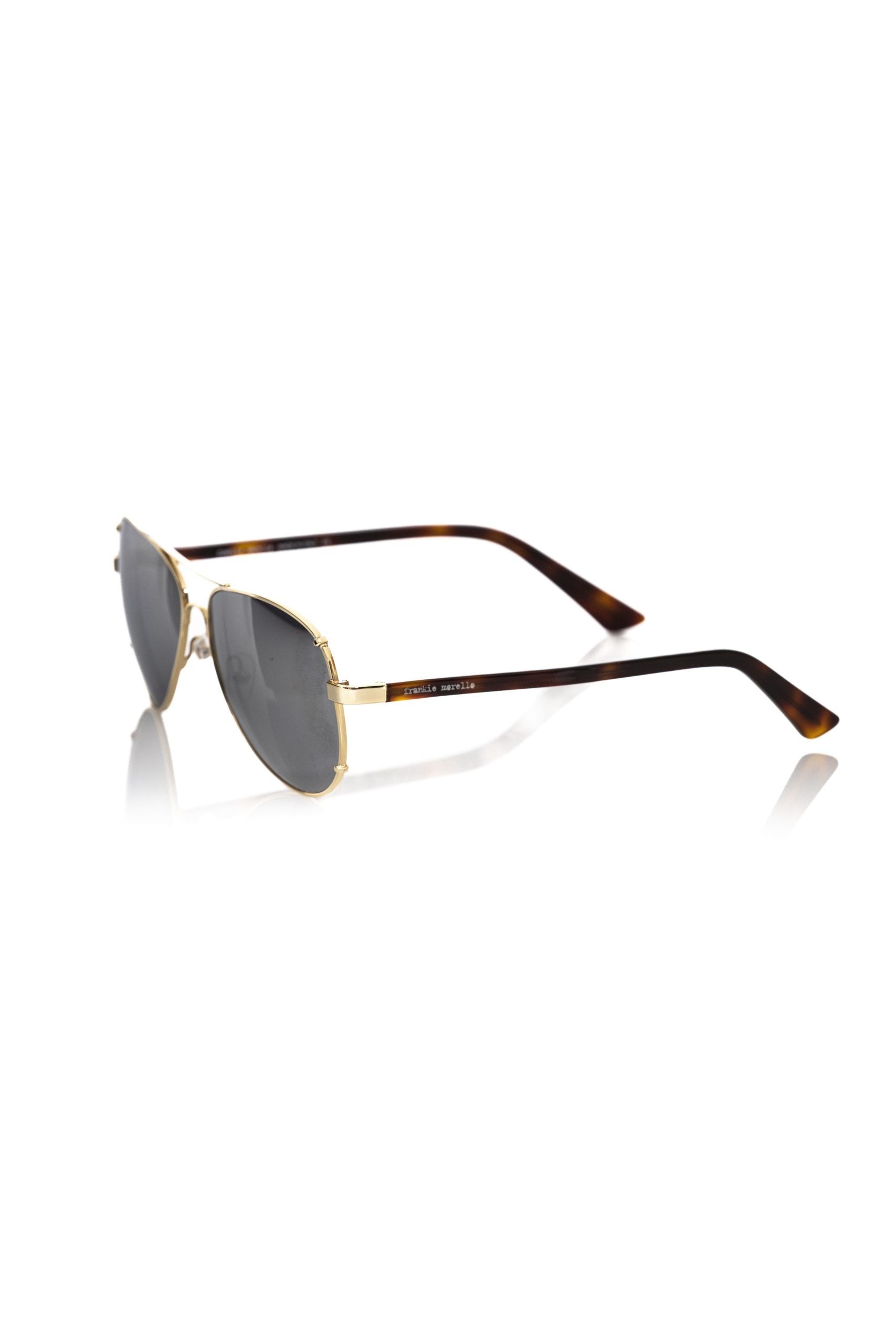 Frankie Morello Gold Metallic Men Sunglass - Luksusmuotia Frankie Morello - Tutustu YVES JAVANNI® 