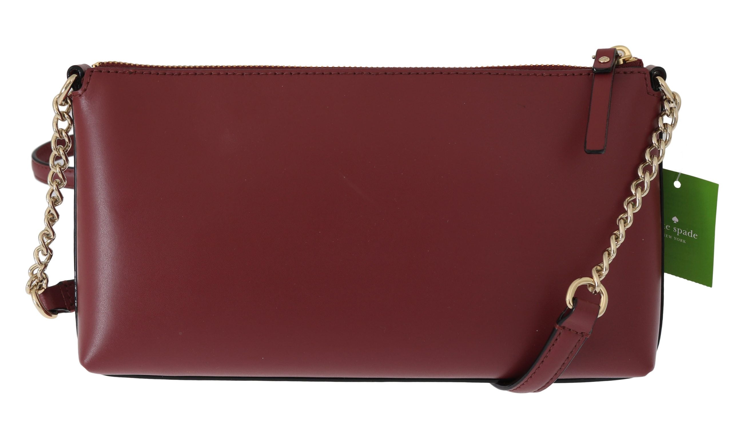 Kate Spade Elegant Bordeaux Leather Crossbody - Luksusmuotia Kate Spade - Tutustu YVES JAVANNI® 