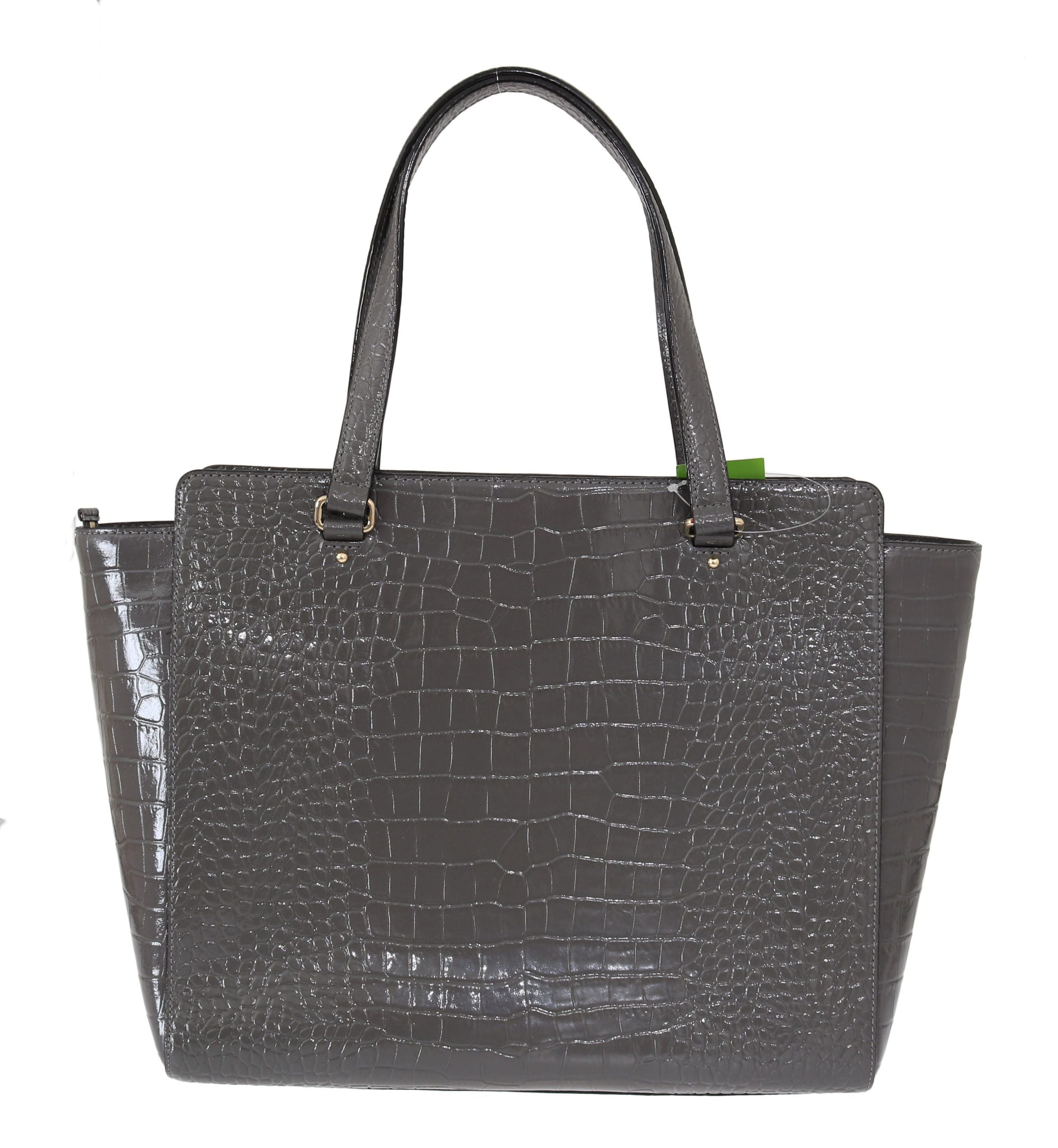 Kate Spade Chic Elissa Gray Leather Handbag - Luksusmuotia Kate Spade - Tutustu YVES JAVANNI® 