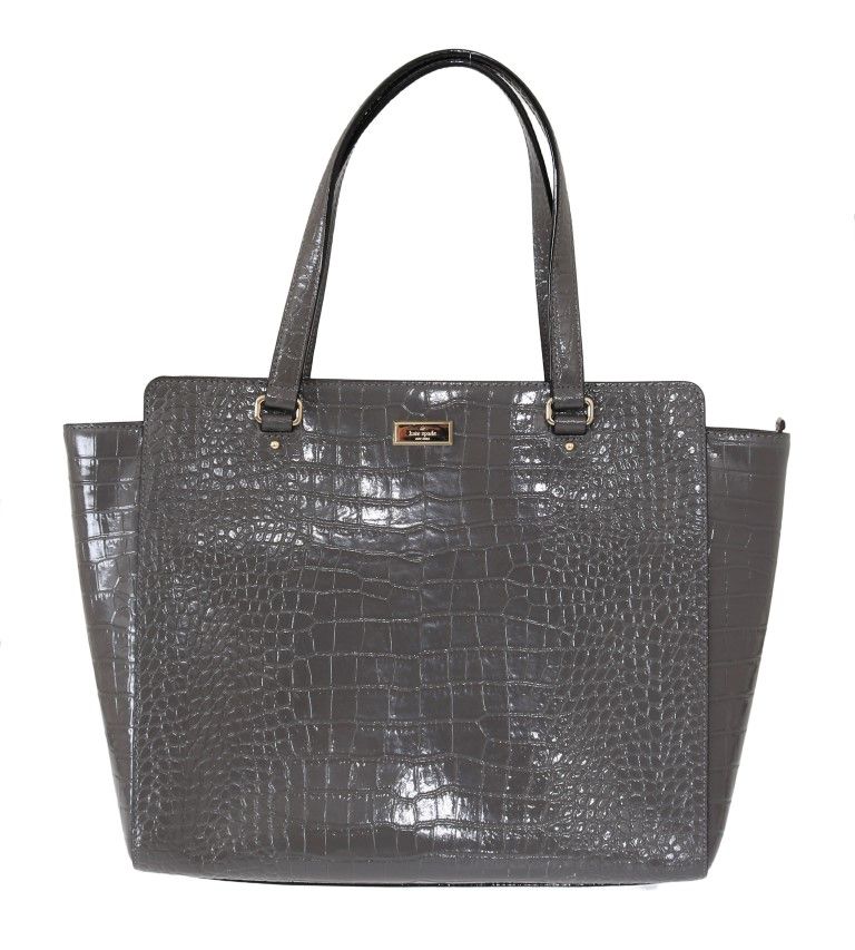 Kate Spade Chic Elissa Gray Leather Handbag - Luksusmuotia Kate Spade - Tutustu YVES JAVANNI® 