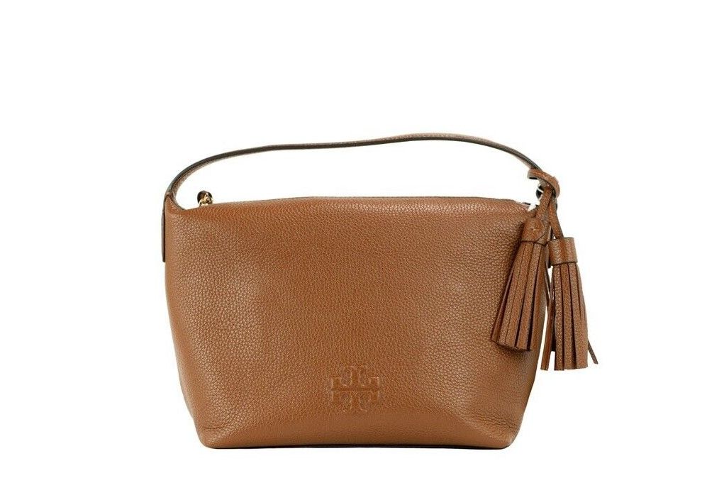 Tory Burch Thea Small Moose Pebbled Leather Slouchy Shoulder Handbag - Luxury from Tory Burch - Shop at YVES JAVANNI