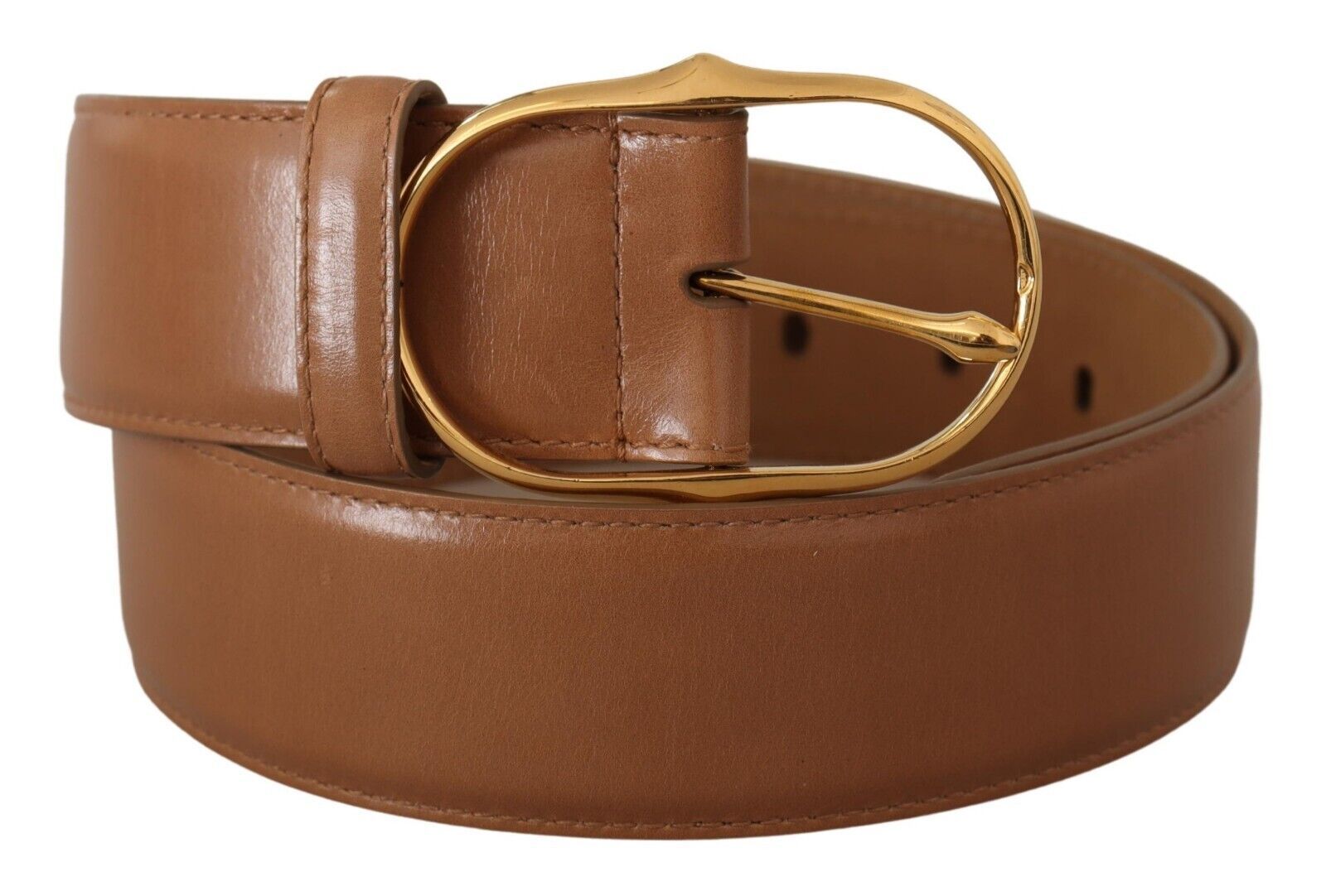 Dolce & Gabbana Elegant Gold Buckle Leather Belt - Luksusmuotia Dolce & Gabbana - Tutustu YVES JAVANNI® 