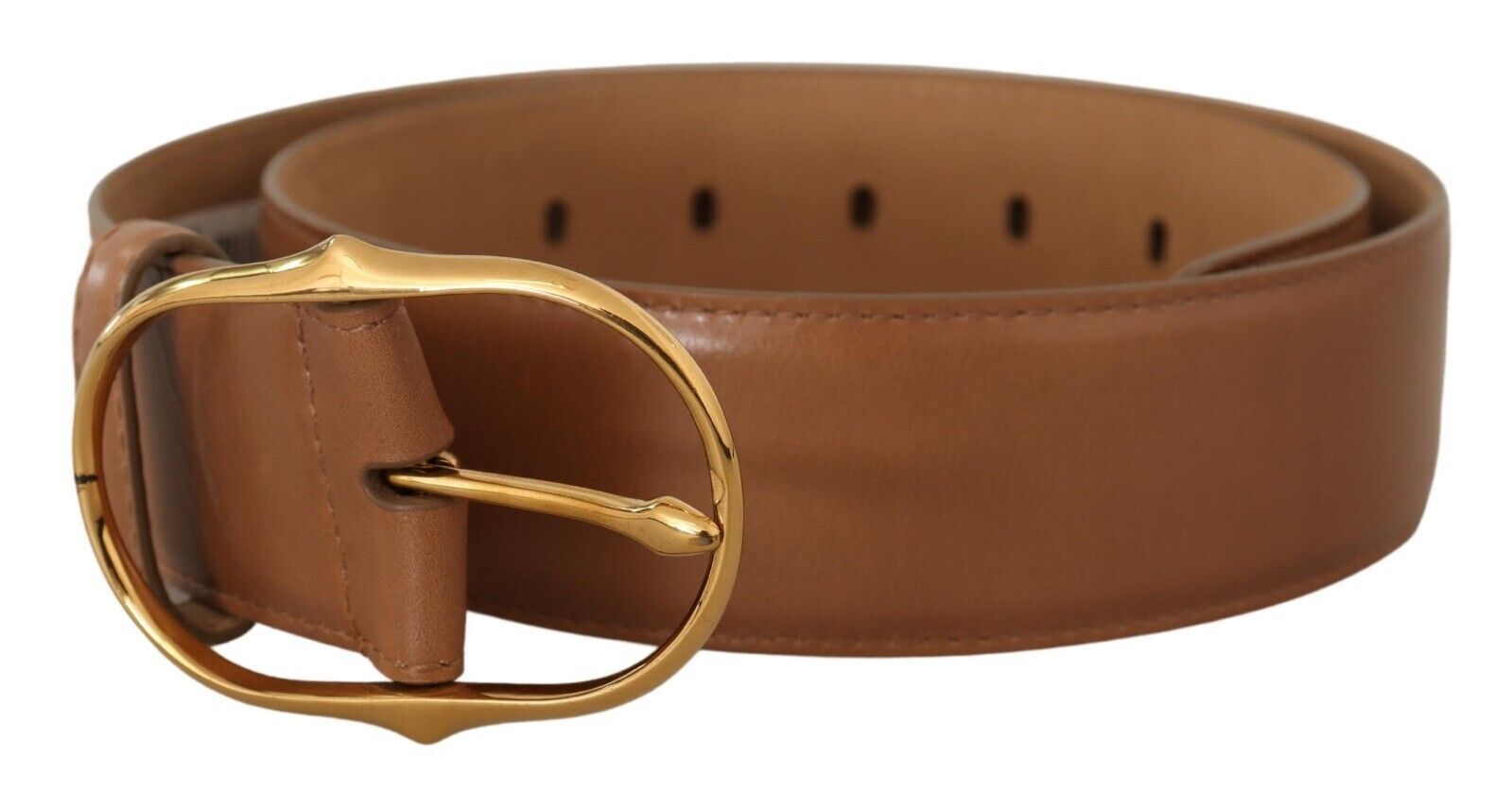 Dolce & Gabbana Elegant Gold Buckle Leather Belt - Luksuslaukut ja asusteet Dolce & Gabbana - Tutustu YVES JAVANNI® 