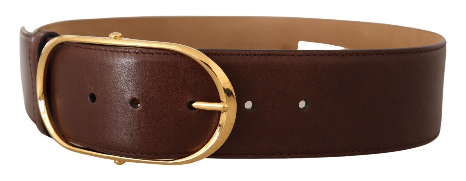 Dolce & Gabbana Elegant Oval Buckle Leather Belt - Luksusmuotia Dolce & Gabbana - Tutustu YVES JAVANNI® 