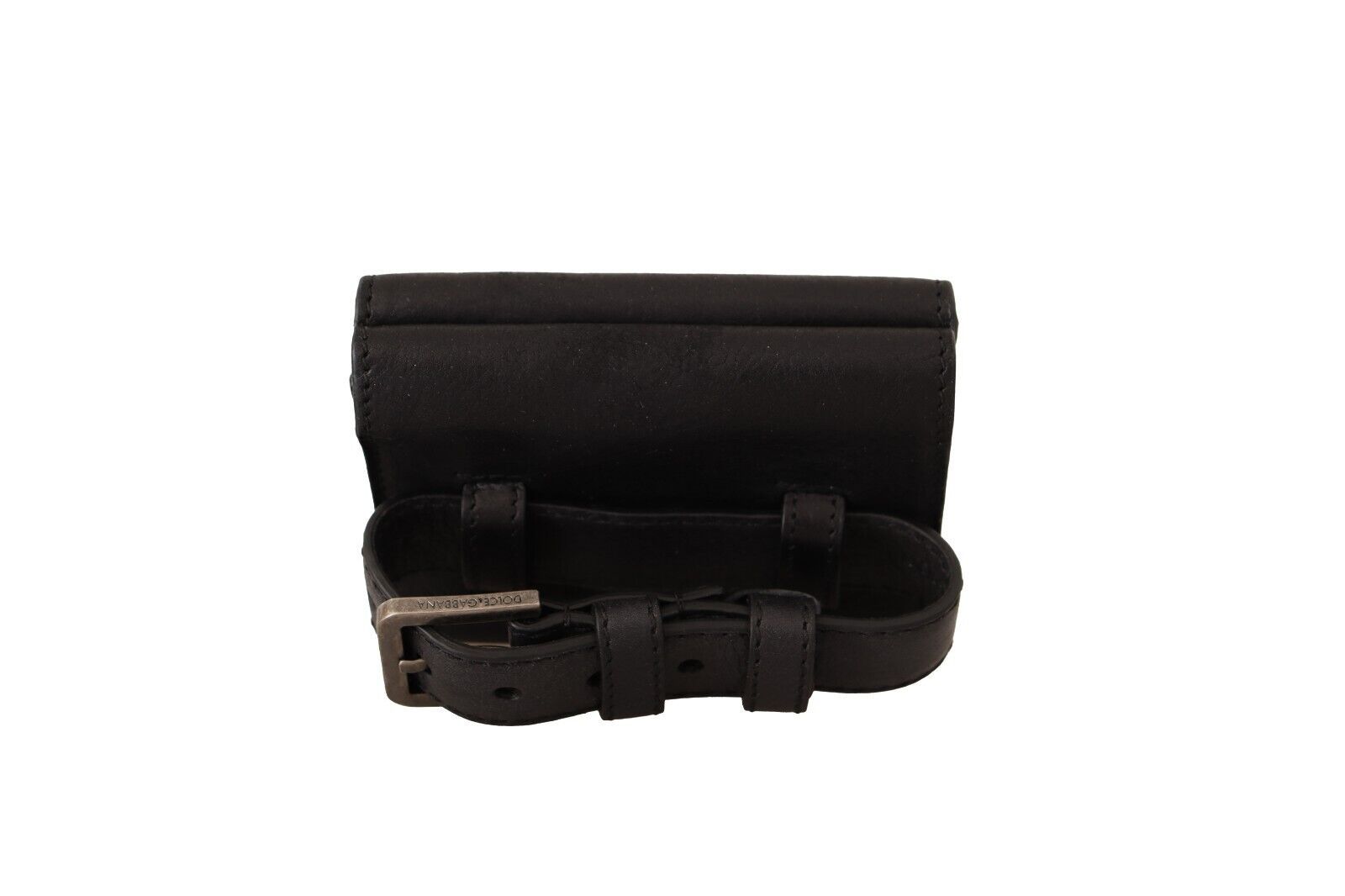 Dolce & Gabbana Elegant Black Leather Trifold Multi Kit - Luksusmuotia Dolce & Gabbana - Tutustu YVES JAVANNI® 