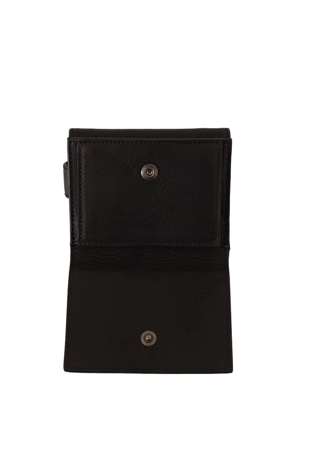 Dolce & Gabbana Elegant Black Leather Trifold Multi Kit - Luksusmuotia Dolce & Gabbana - Tutustu YVES JAVANNI® 