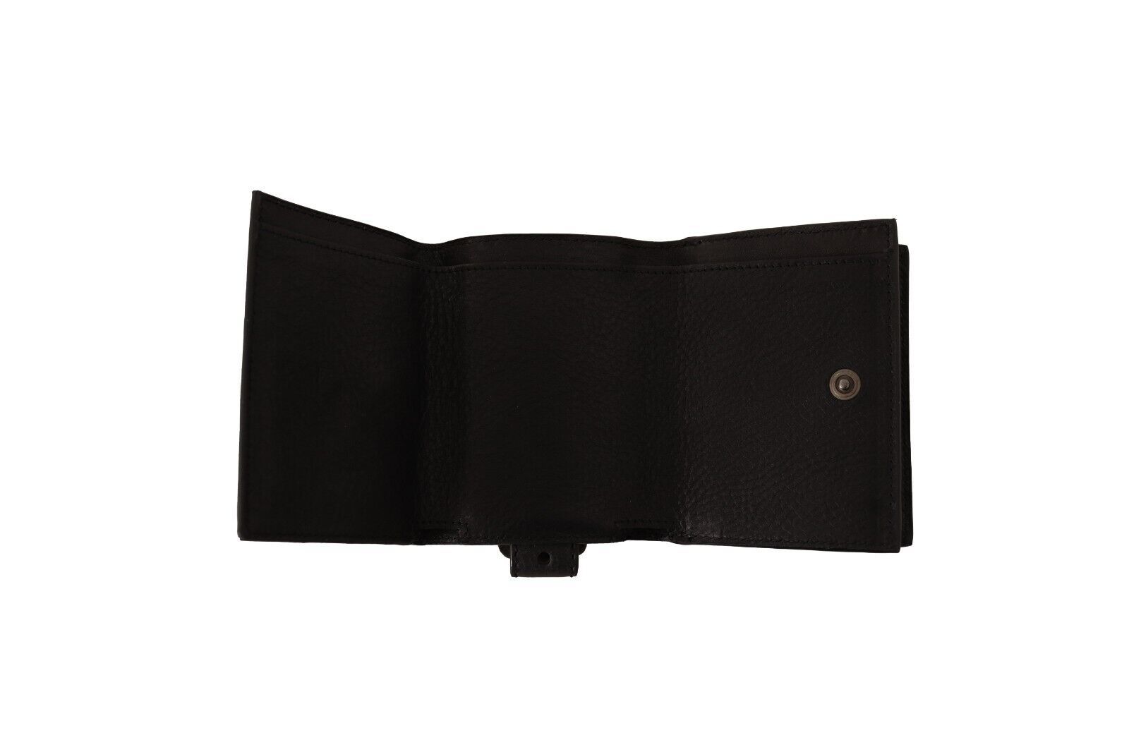 Dolce & Gabbana Elegant Black Leather Trifold Multi Kit - Luksuslaukut ja asusteet Dolce & Gabbana - Tutustu YVES JAVANNI® 