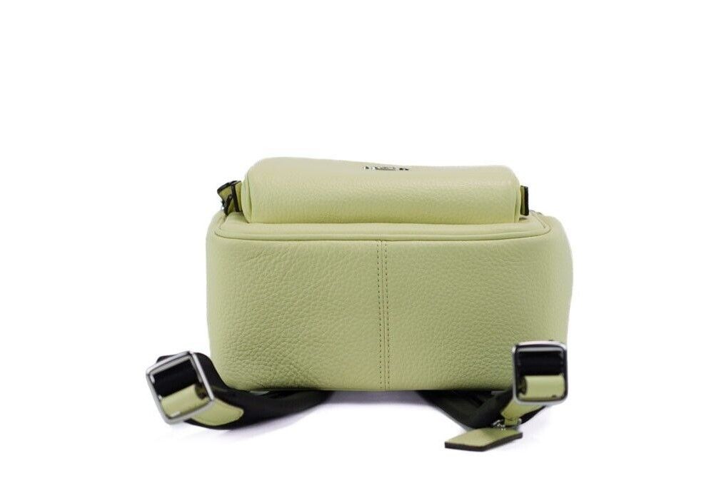 COACH Mini Court Pale Lime Pebbled Leather Shoulder Backpack Bag - Luxury from COACH - Shop at YVES JAVANNI