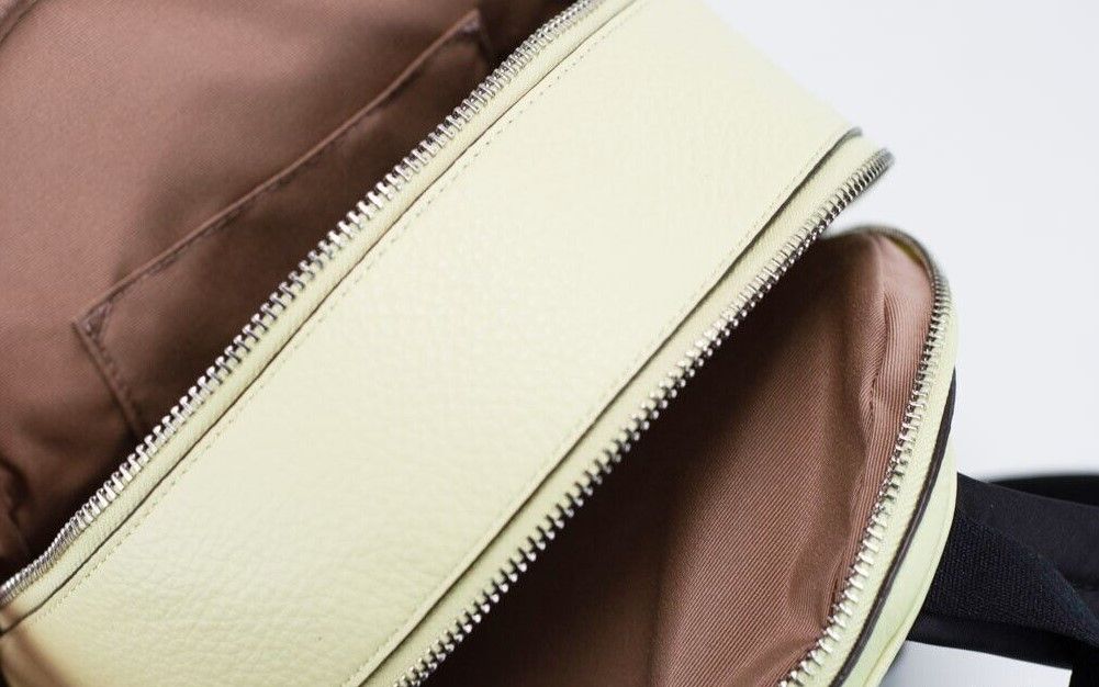 COACH Mini Court Pale Lime Pebbled Leather Shoulder Backpack Bag - Luxury from COACH - Shop at YVES JAVANNI