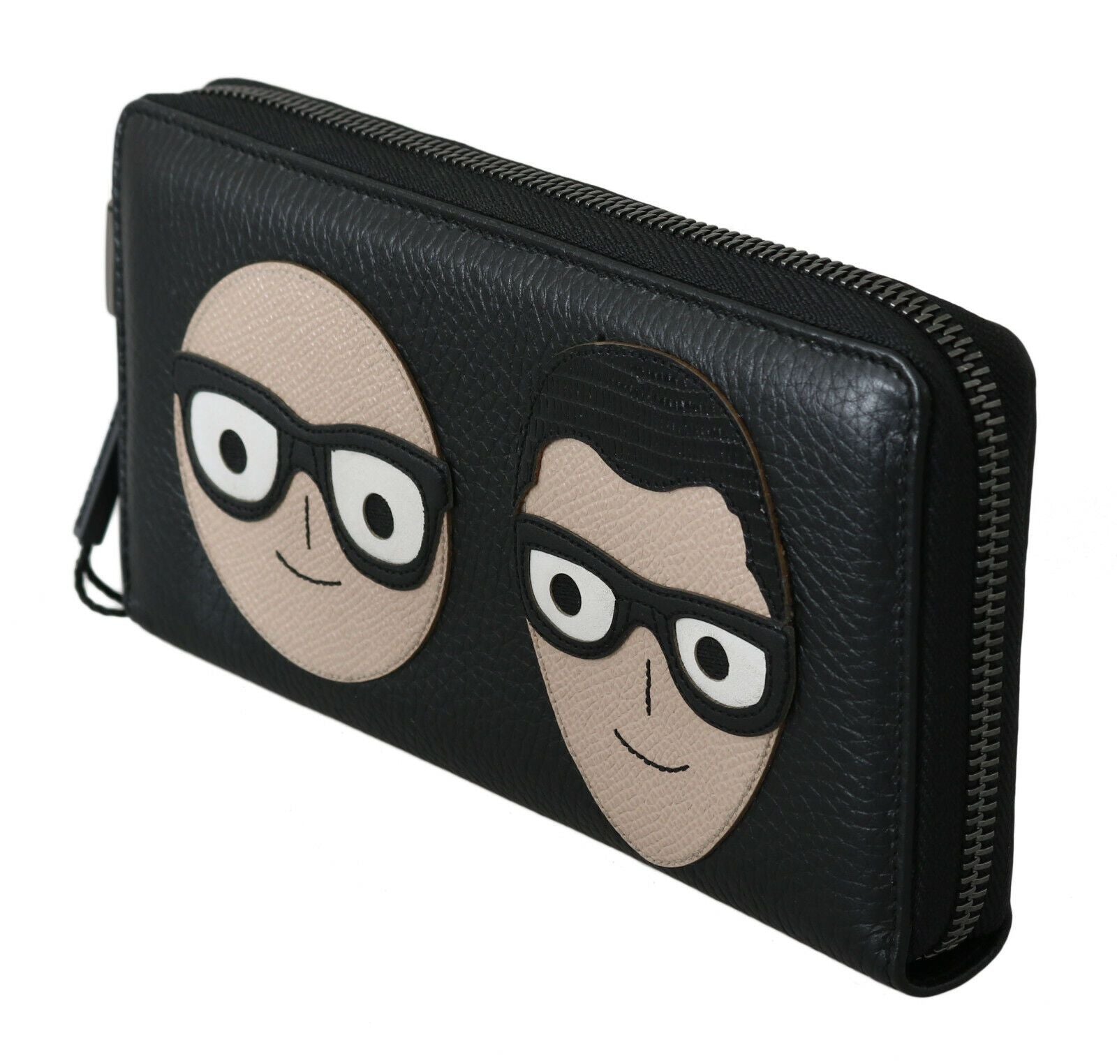 Dolce & Gabbana Elegant Black Leather Continental Wallet - Luksuslaukut ja asusteet Dolce & Gabbana - Tutustu YVES JAVANNI® 