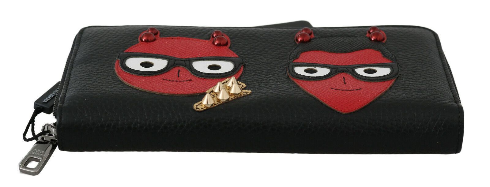 Dolce & Gabbana Chic Black and Red Leather Continental Wallet - Luksuslaukut ja asusteet Dolce & Gabbana - Tutustu YVES JAVANNI® 