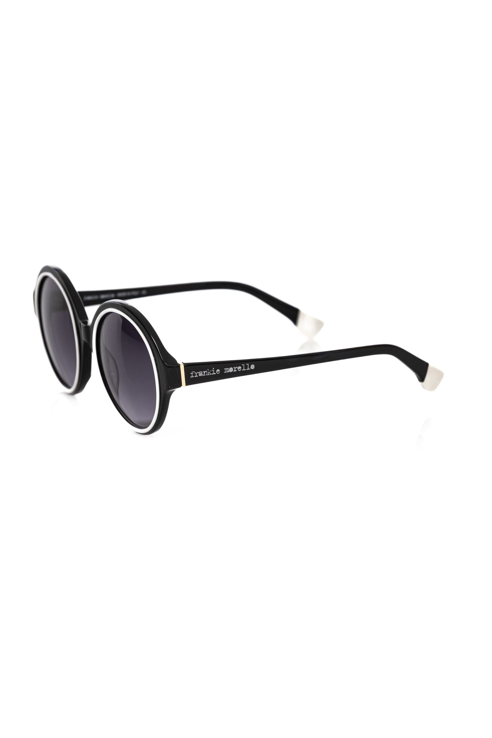 Frankie Morello Black Acetate Women Sunglass - Luksusmuotia Frankie Morello - Tutustu YVES JAVANNI® 