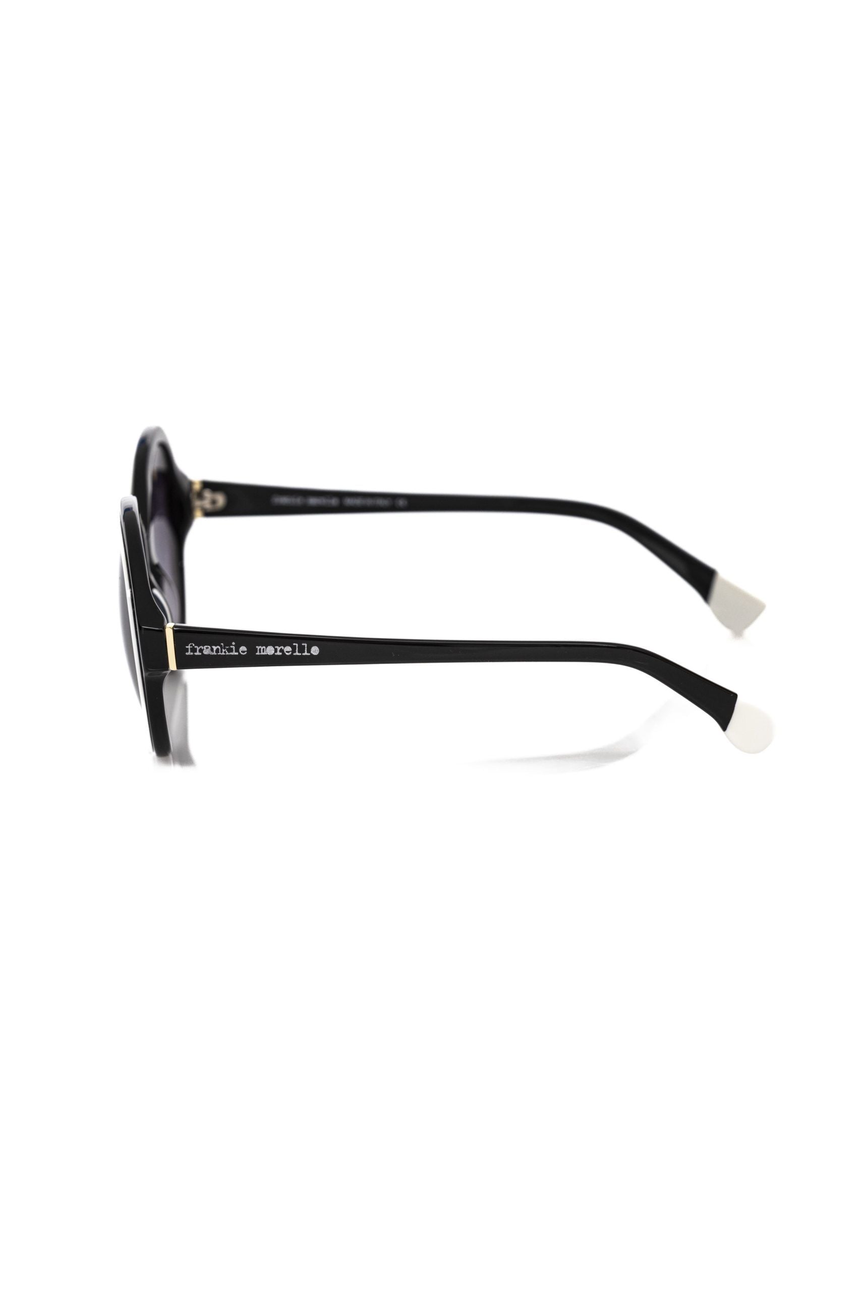 Frankie Morello Black Acetate Women Sunglass - Luksusmuotia Frankie Morello - Tutustu YVES JAVANNI® 