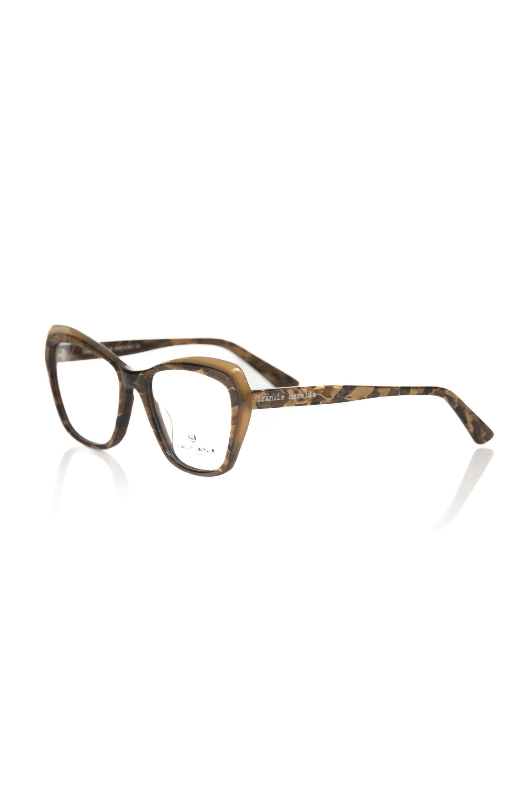 Frankie Morello Beige Acetate Women Frame - Luksusmuotia Frankie Morello - Tutustu YVES JAVANNI® 