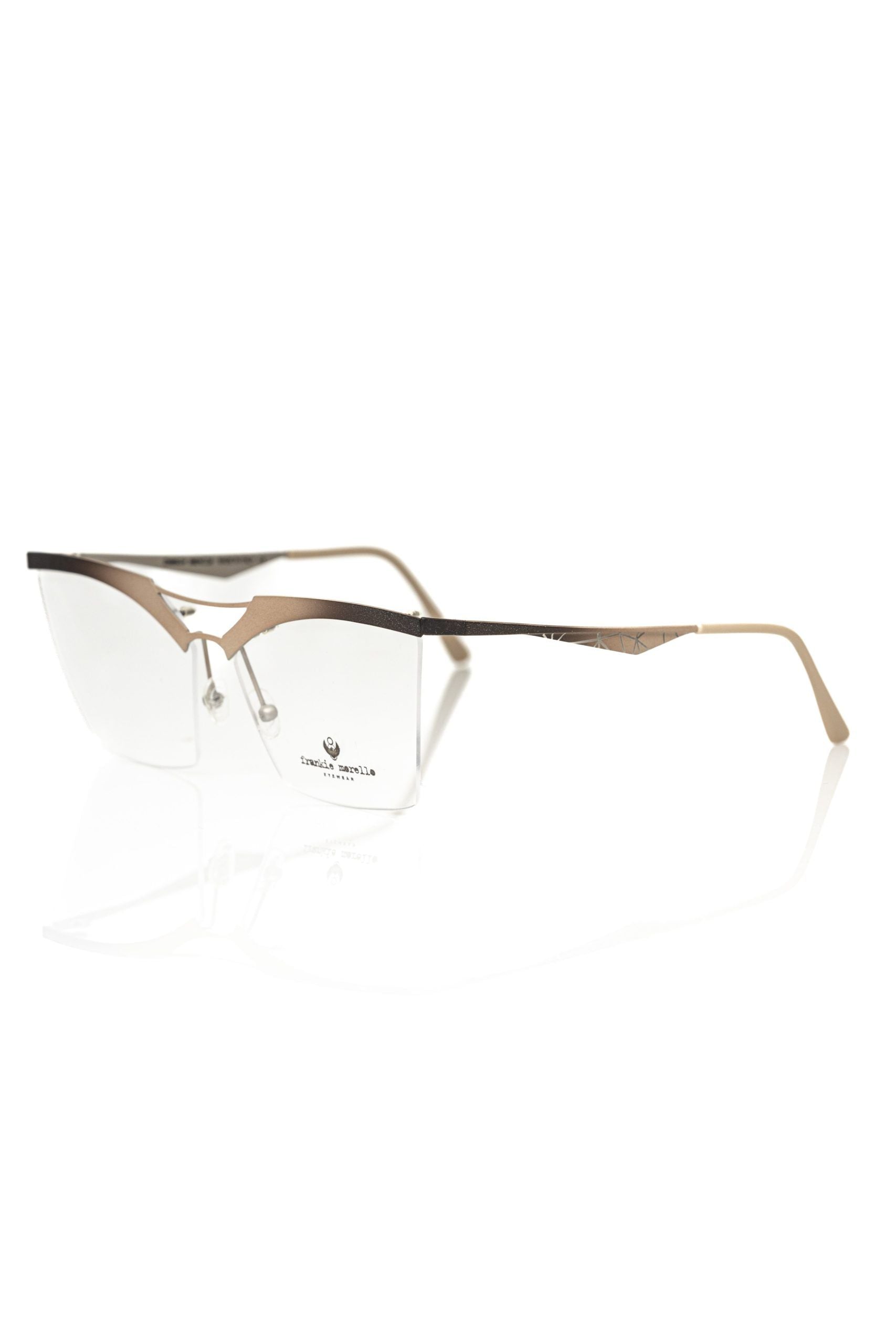 Frankie Morello Gold Metallic Women Frame - Luksusmuotia Frankie Morello - Tutustu YVES JAVANNI® 