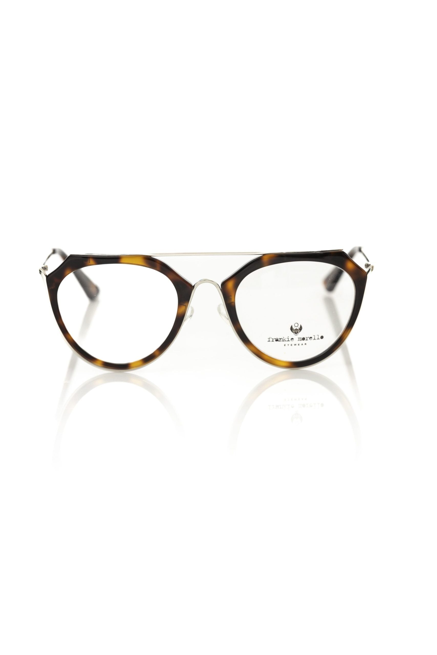 Frankie Morello Brown Acetate Women Frame - Luksusmuotia Frankie Morello - Tutustu YVES JAVANNI® 