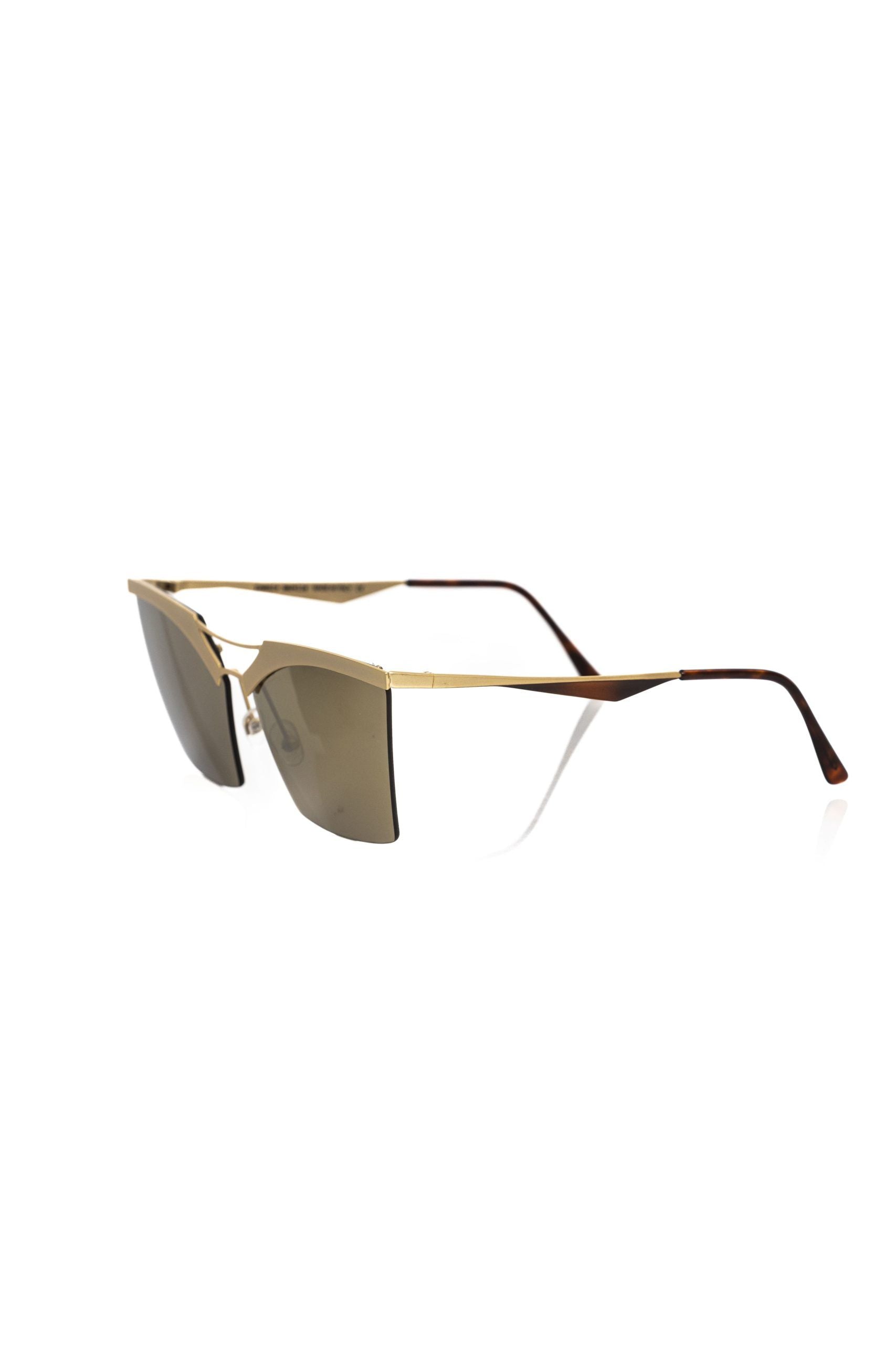 Frankie Morello Gold Metallic Women Sunglass - Luksusmuotia Frankie Morello - Tutustu YVES JAVANNI® 