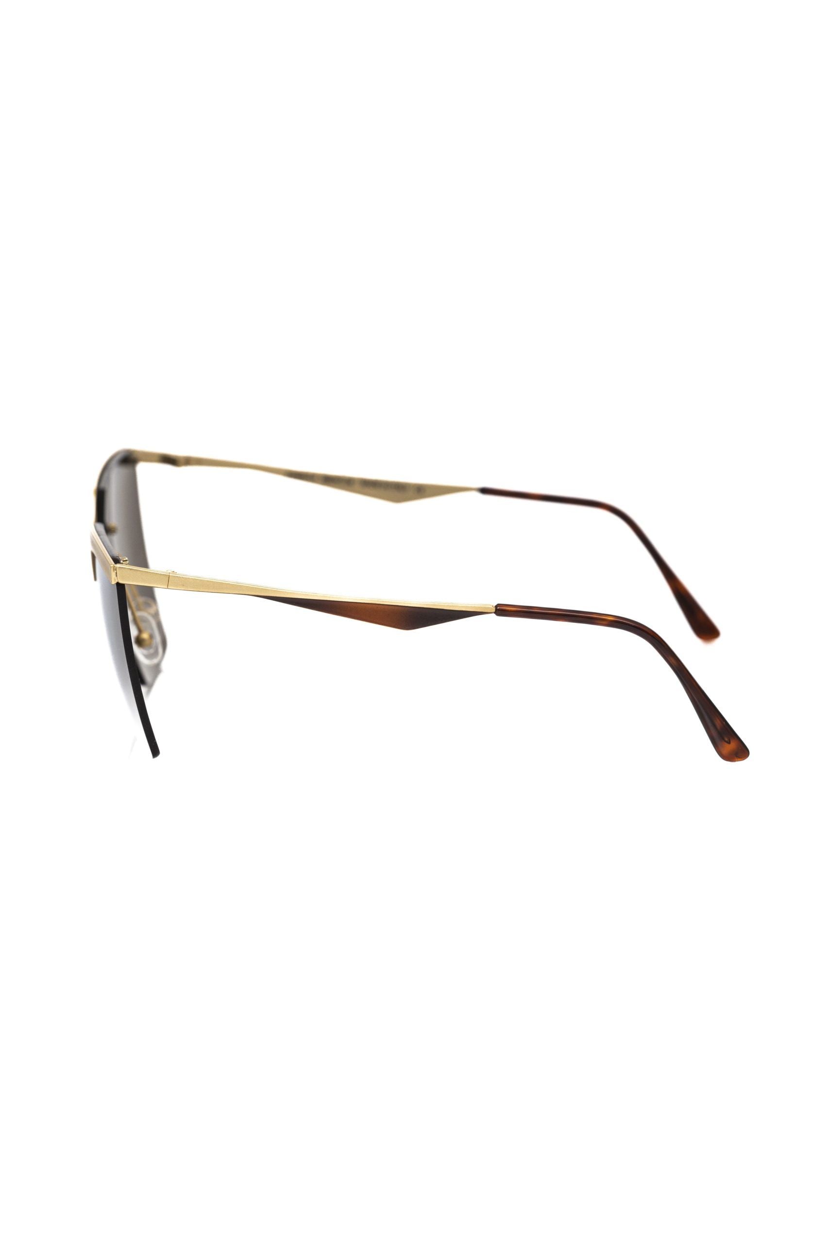 Frankie Morello Gold Metallic Women Sunglass - Luksusmuotia Frankie Morello - Tutustu YVES JAVANNI® 