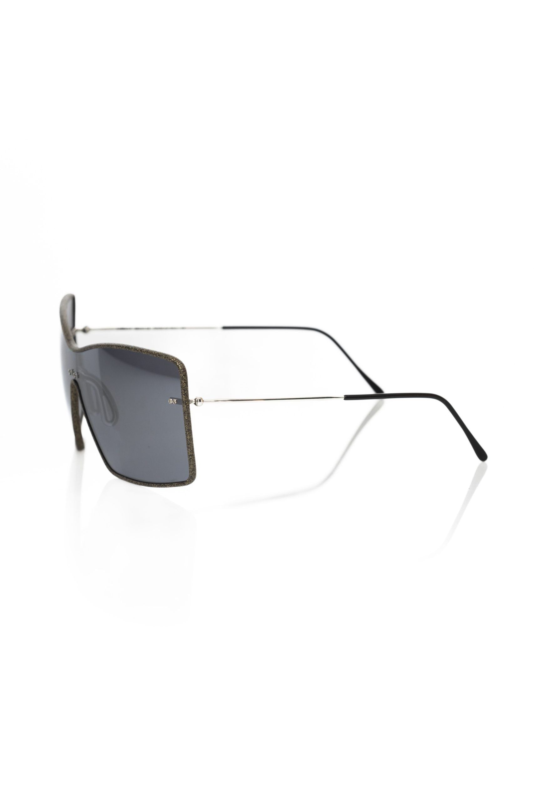 Frankie Morello Black Metallic Women Sunglass - Luksusmuotia Frankie Morello - Tutustu YVES JAVANNI® 