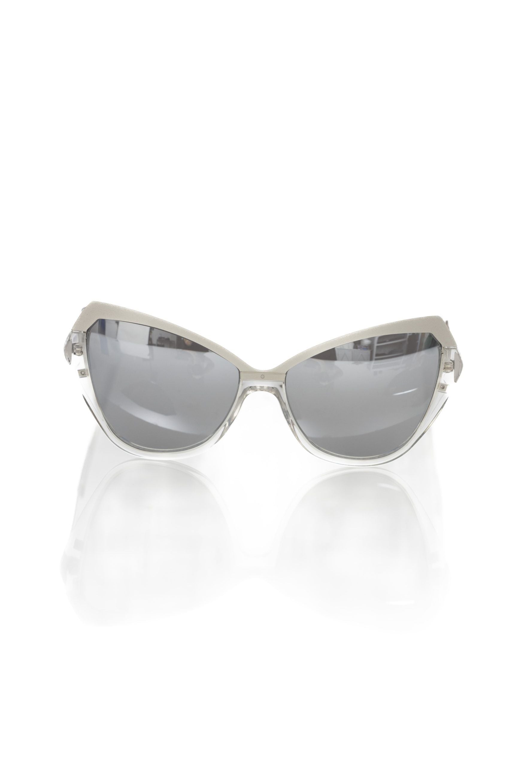 Frankie Morello Gray Acetate Women Sunglass - Luksusmuotia Frankie Morello - Tutustu YVES JAVANNI® 