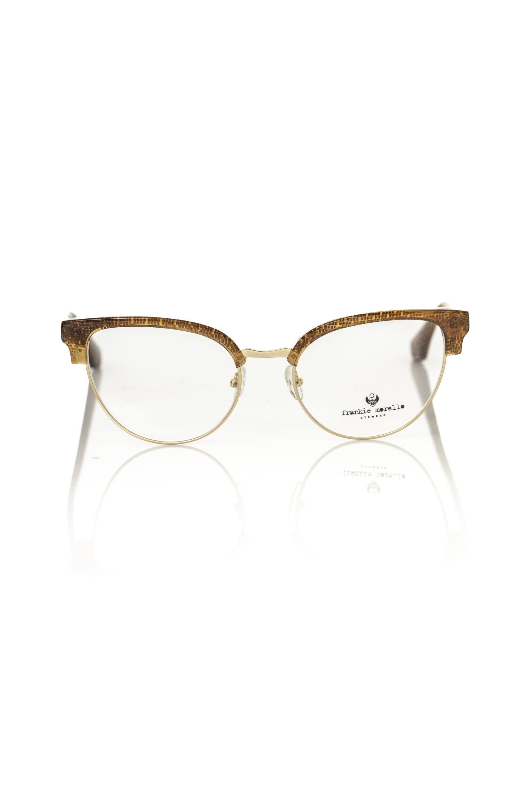 Frankie Morello Brown Metallic Fiber Women Frame - Luksuslaukut ja asusteet Frankie Morello - Tutustu YVES JAVANNI® 