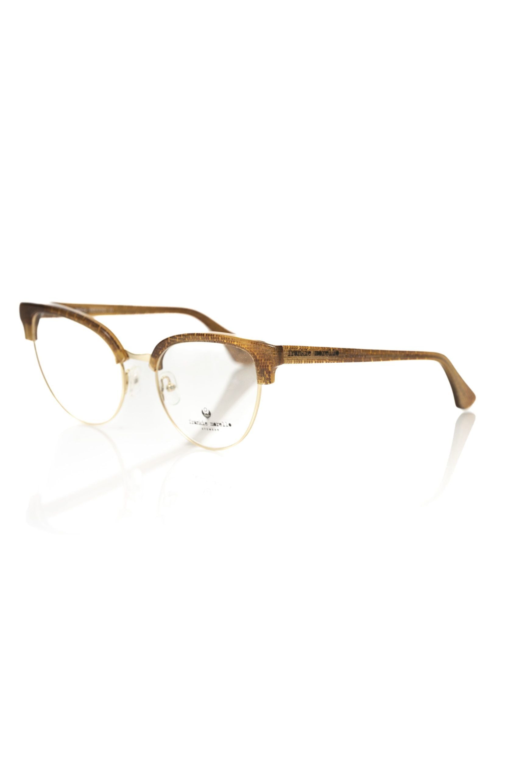 Frankie Morello Brown Metallic Women Frame - Luksusmuotia Frankie Morello - Tutustu YVES JAVANNI® 