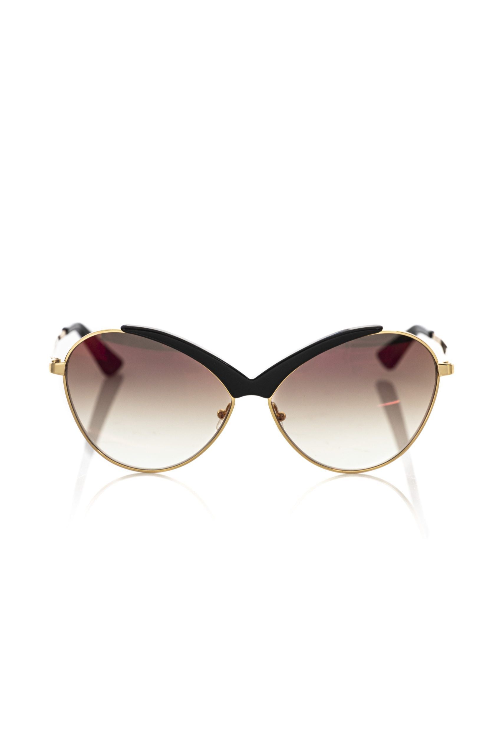 Frankie Morello Black Metallic Women Sunglass - Luksusmuotia Frankie Morello - Tutustu YVES JAVANNI® 