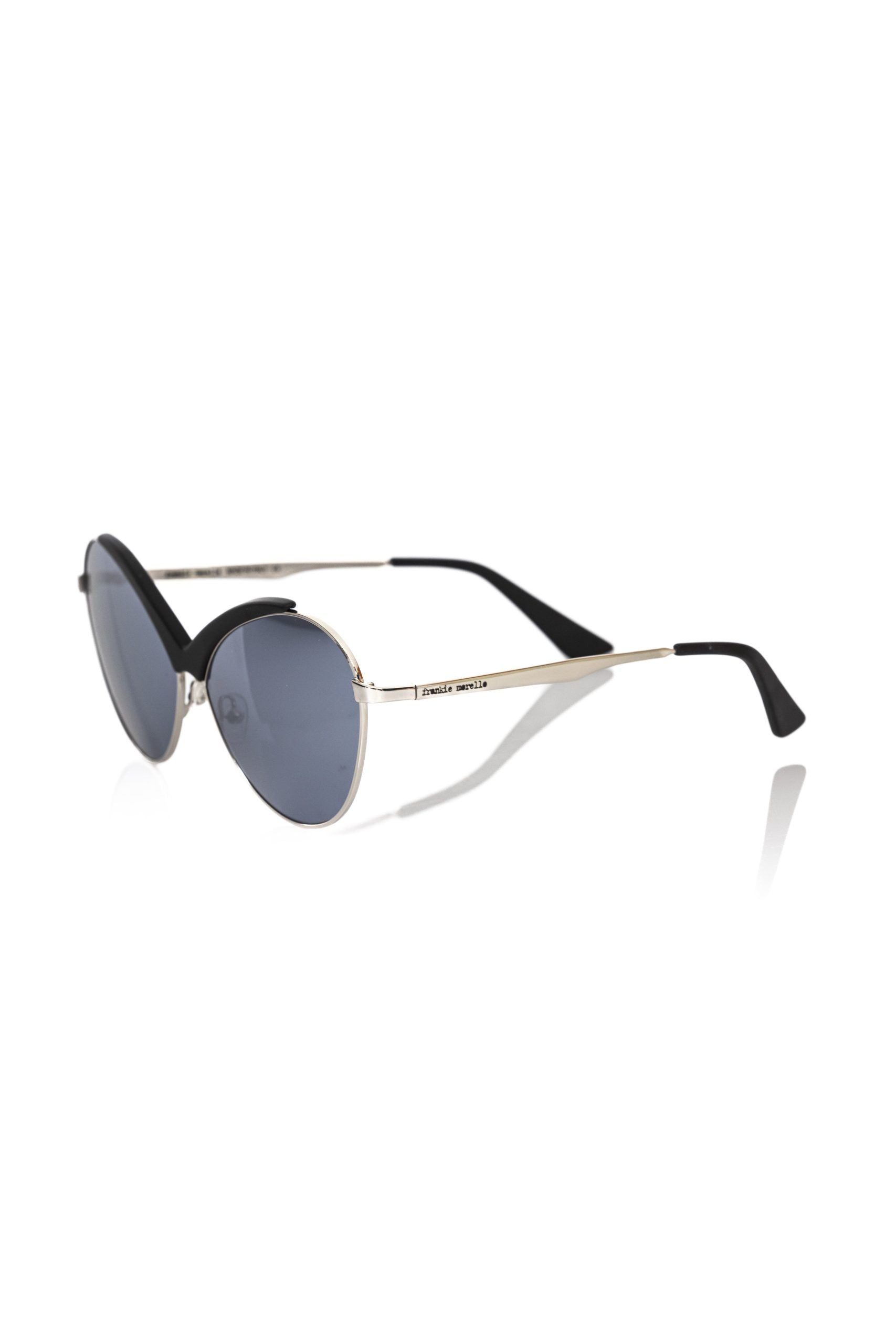 Frankie Morello Black Metallic Women Sunglass - Luksusmuotia Frankie Morello - Tutustu YVES JAVANNI® 