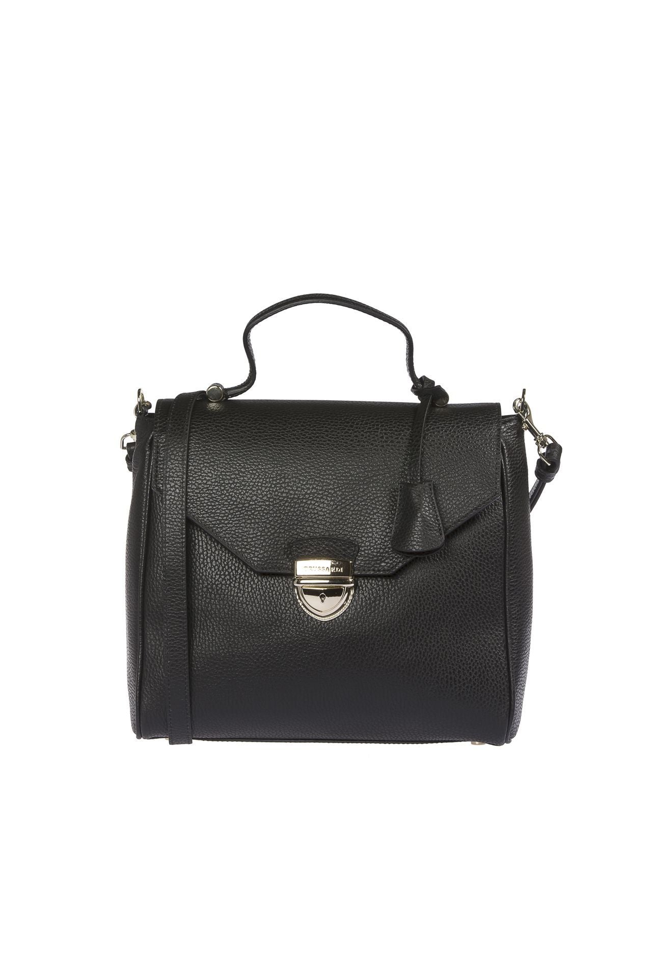 Trussardi Embossed Leather Elegance Handbag - Luxury from Trussardi - Shop at YVES JAVANNI