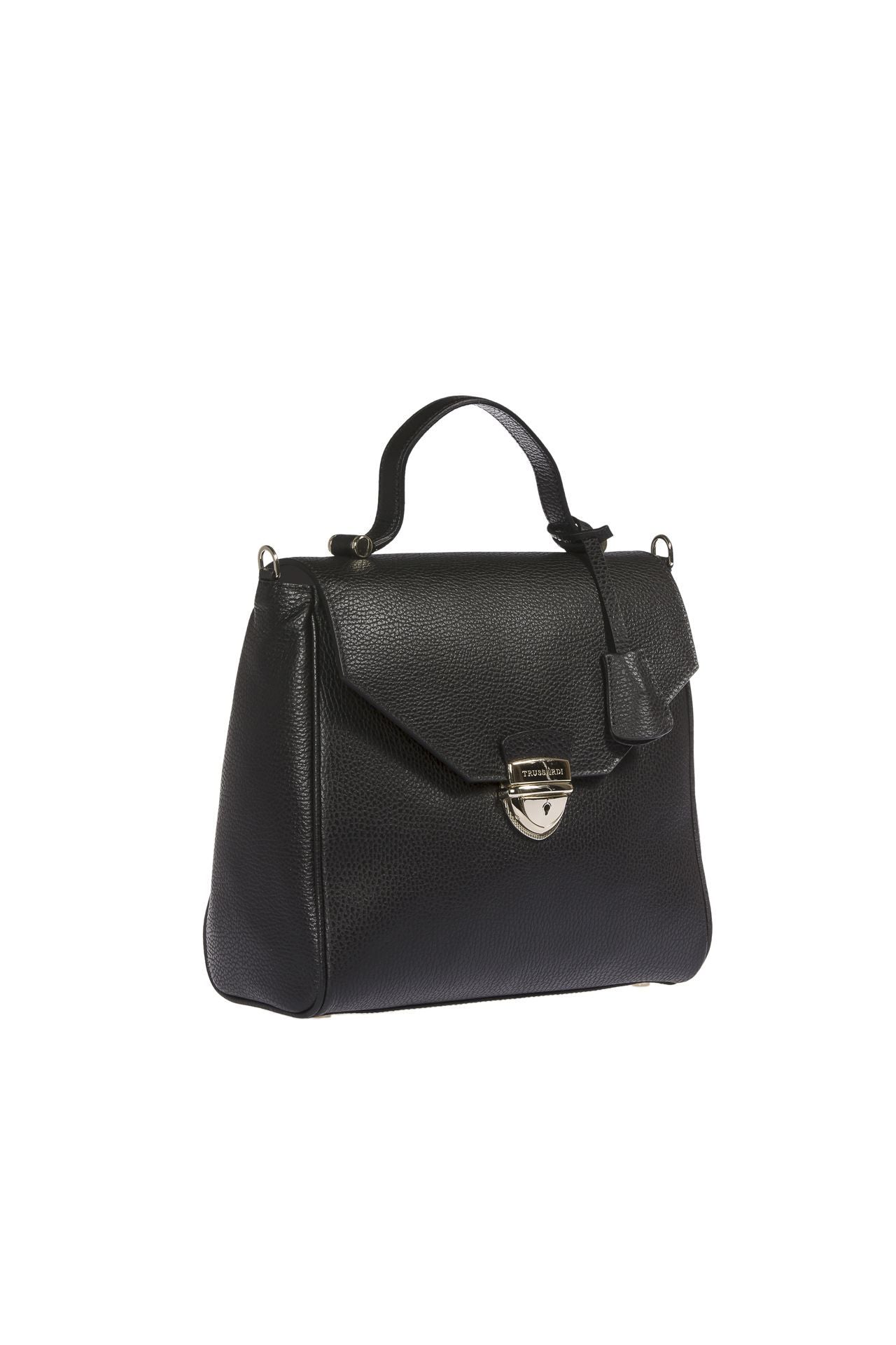 Trussardi Brown Leather Women Handbag - Luksusmuotia Trussardi - Tutustu YVES JAVANNI® 