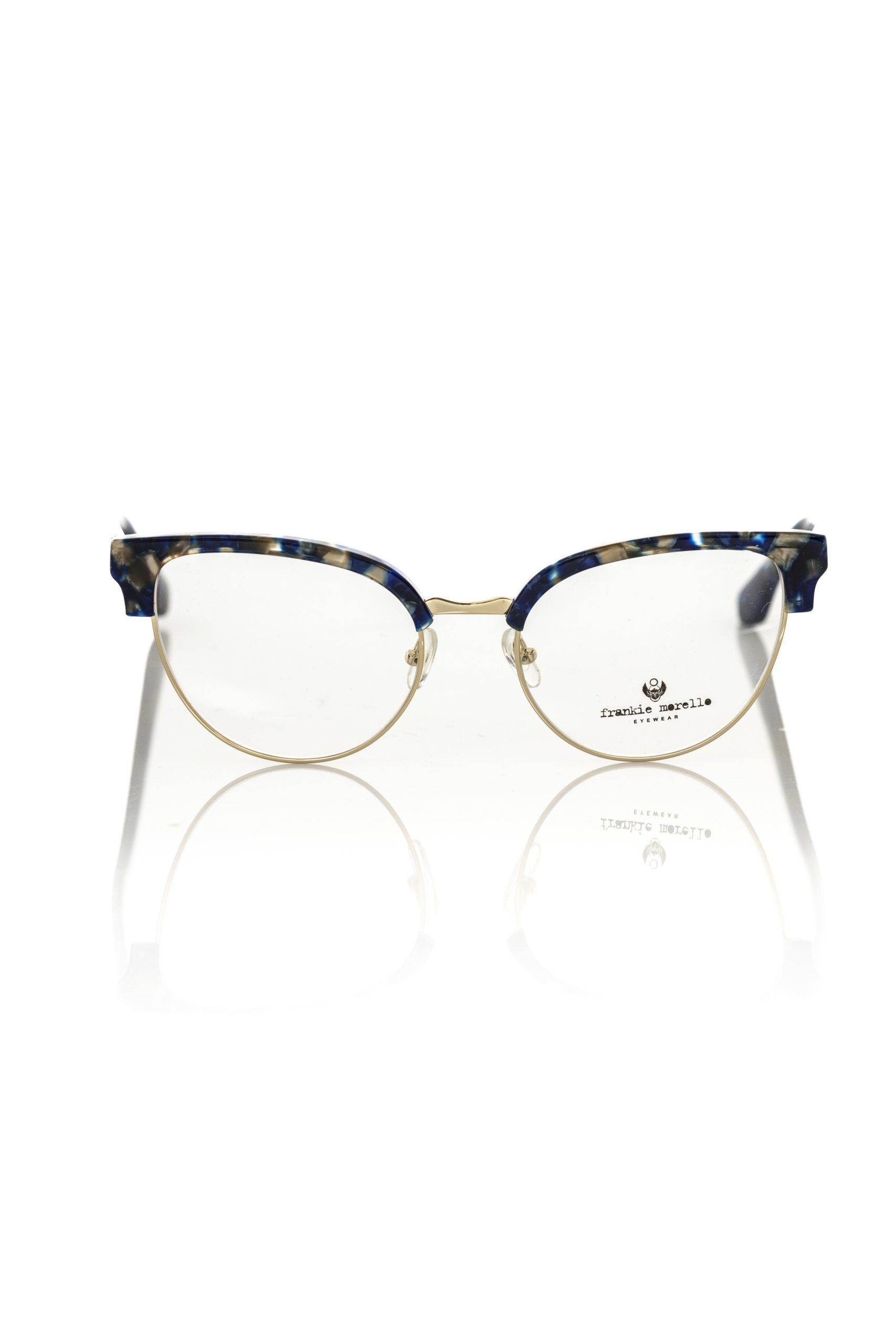 Frankie Morello Blue Metallic Fiber Women Frame - Luksuslaukut ja asusteet Frankie Morello - Tutustu YVES JAVANNI® 