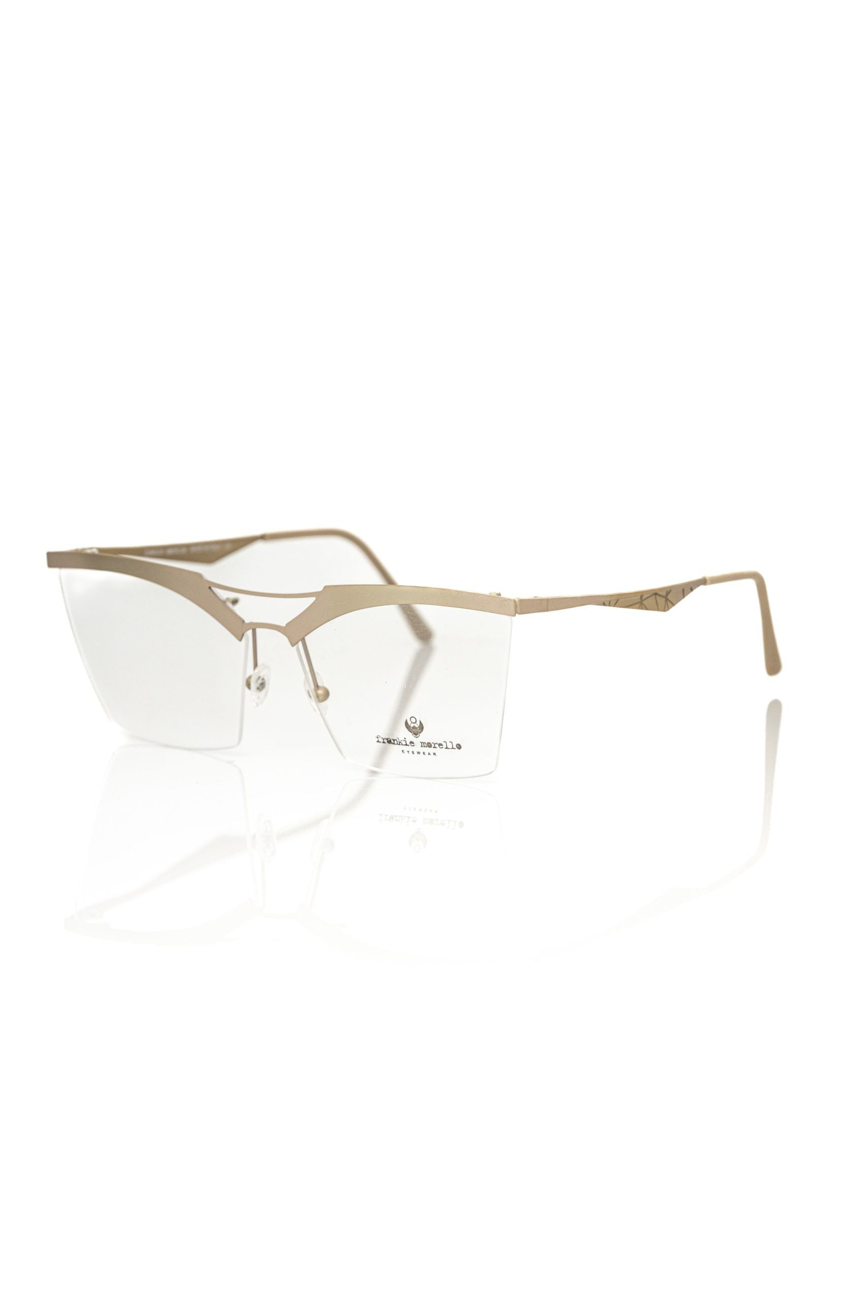 Frankie Morello Brown Metallic Women Frame - Luksusmuotia Frankie Morello - Tutustu YVES JAVANNI® 