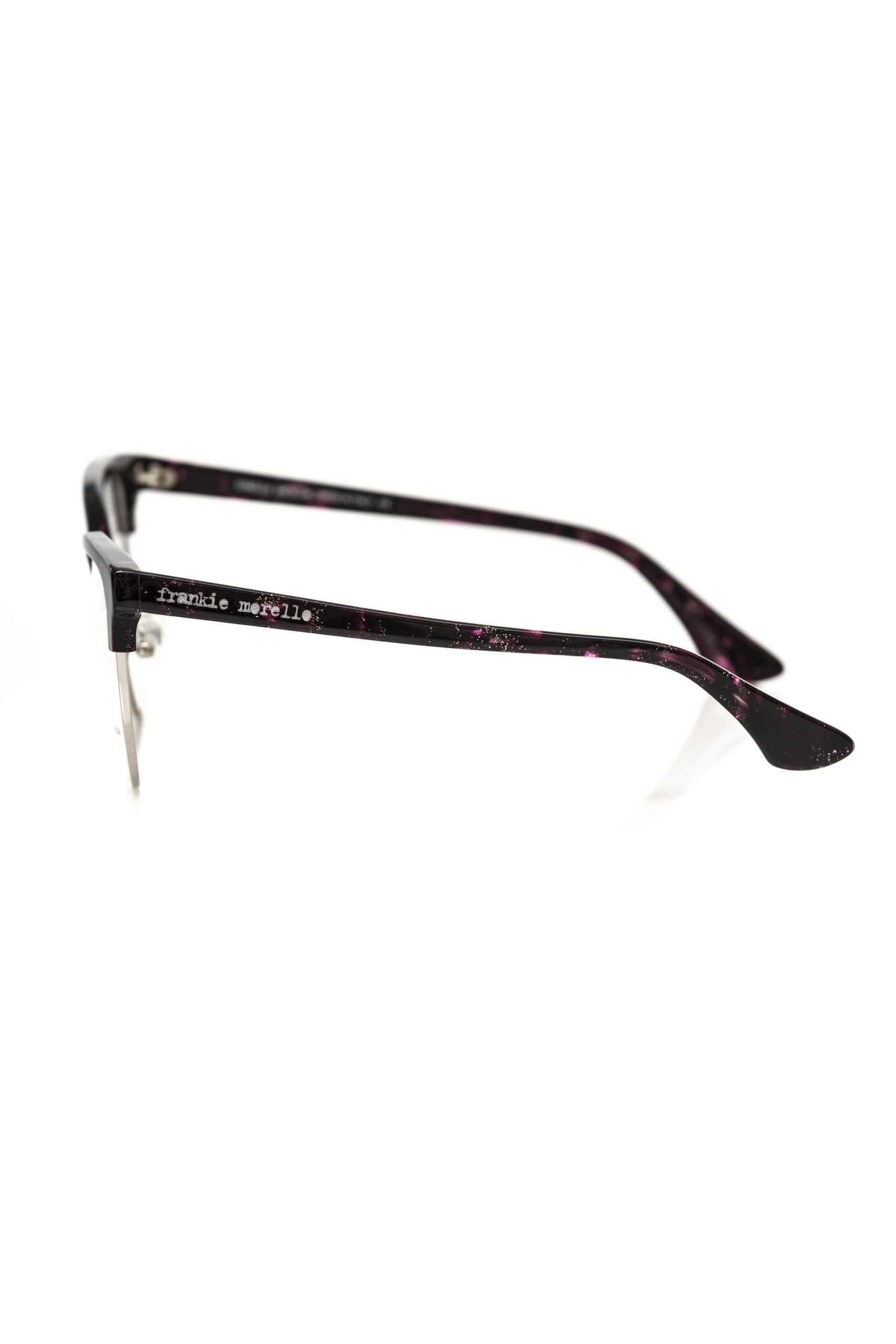 Frankie Morello Burgundy Metallic Fibre Women Frame - Luksusmuotia Frankie Morello - Tutustu YVES JAVANNI® 