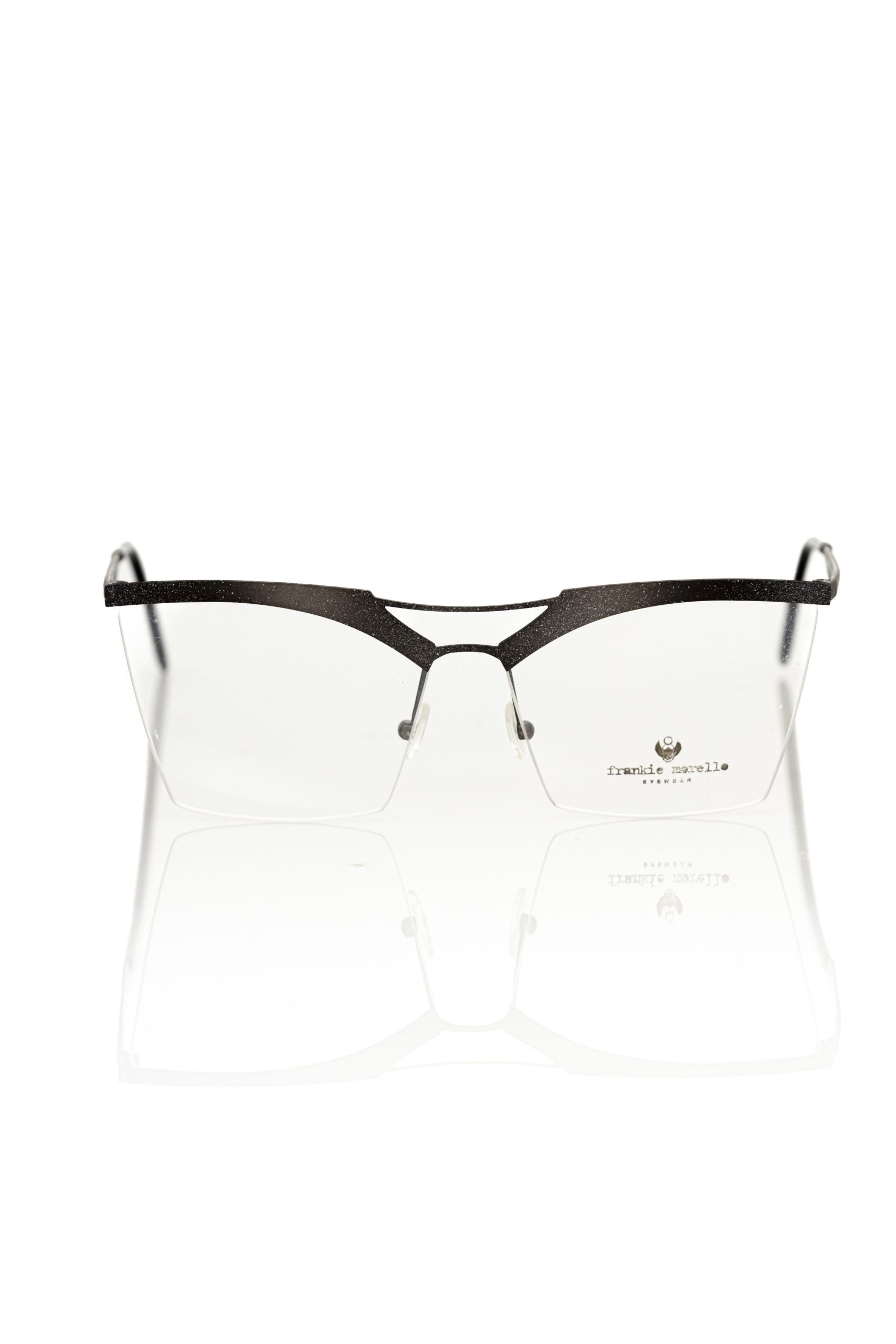 Frankie Morello Black Metallic Women Frame - Luksusmuotia Frankie Morello - Tutustu YVES JAVANNI® 