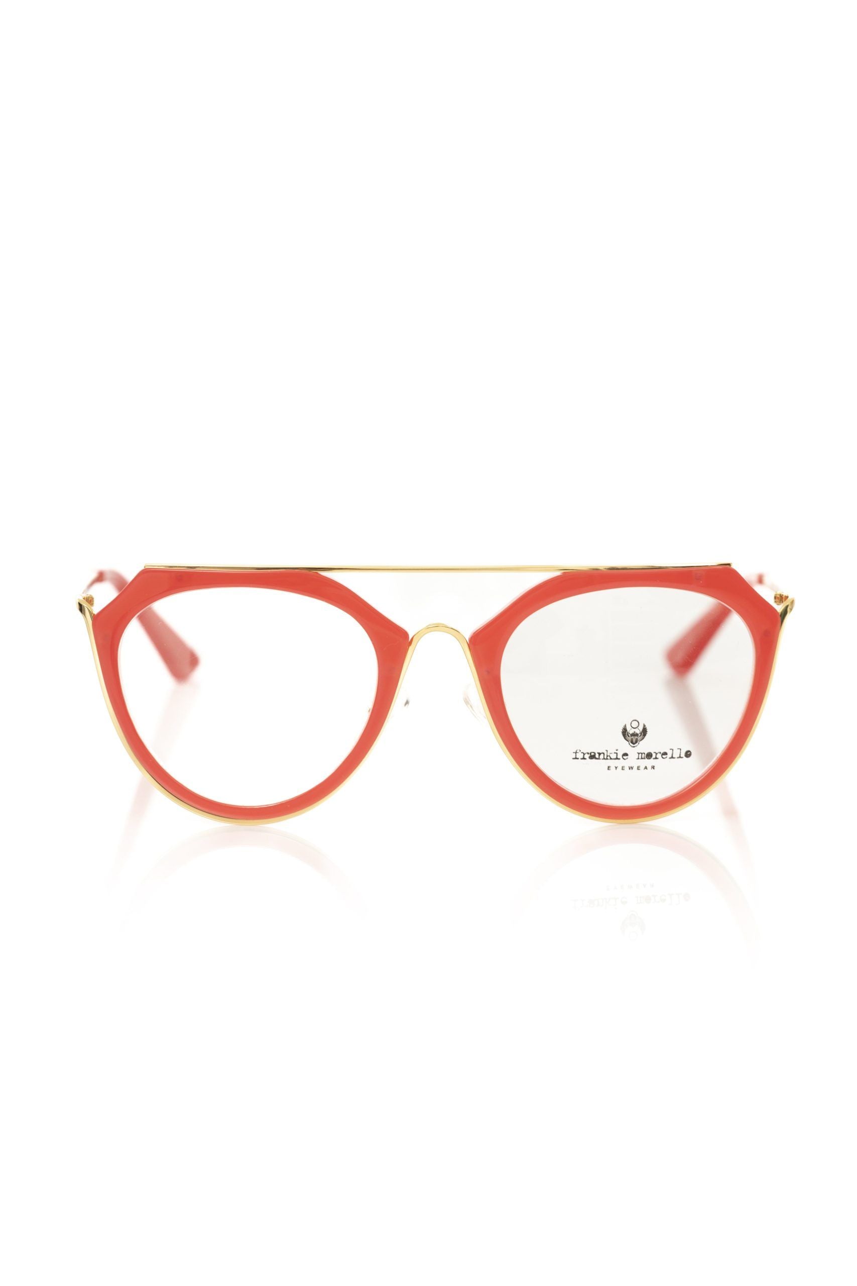 Frankie Morello Red Acetate Women Frame - Luksusmuotia Frankie Morello - Tutustu YVES JAVANNI® 