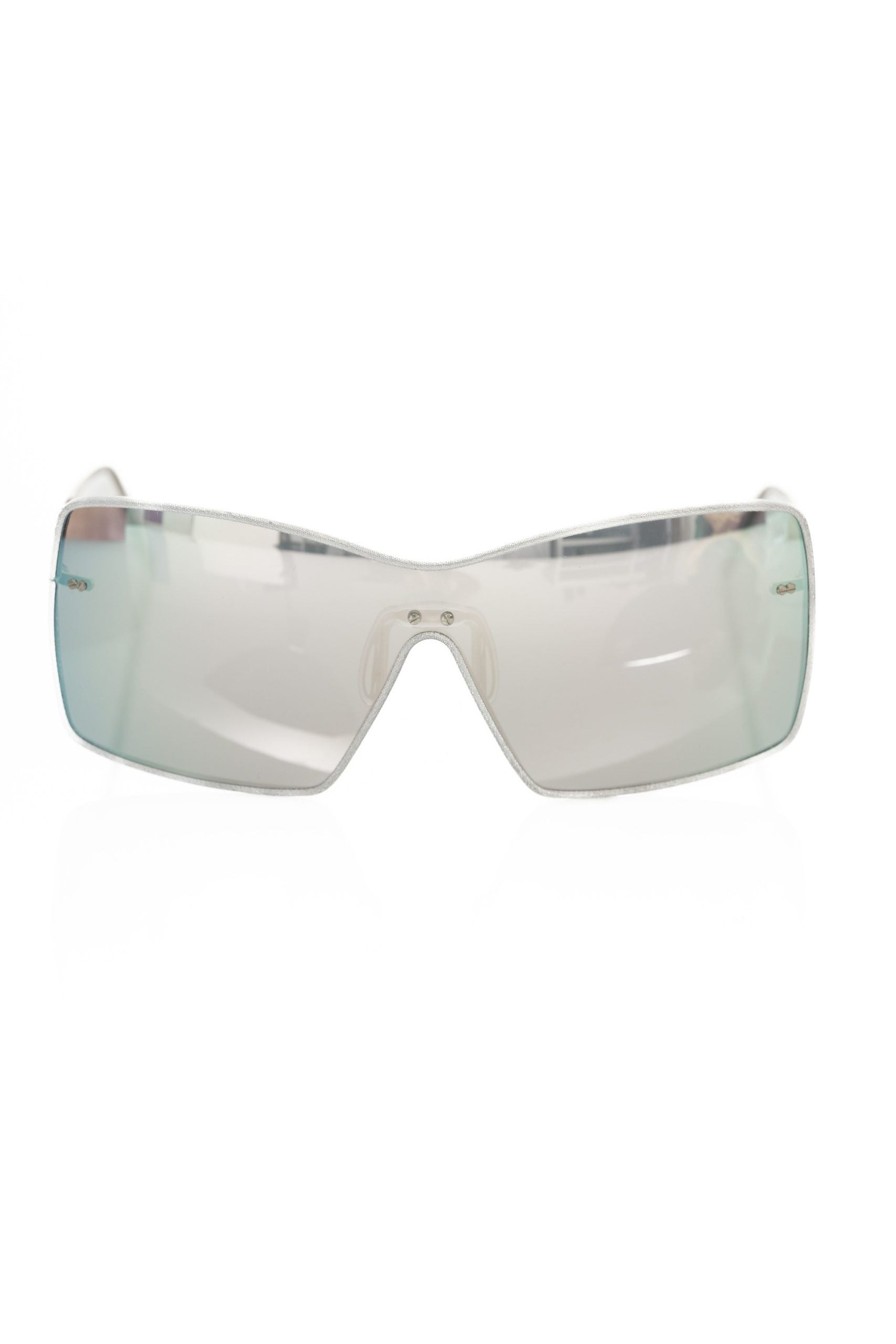 Frankie Morello Silver Metallic Women Sunglass - Luksusmuotia Frankie Morello - Tutustu YVES JAVANNI® 