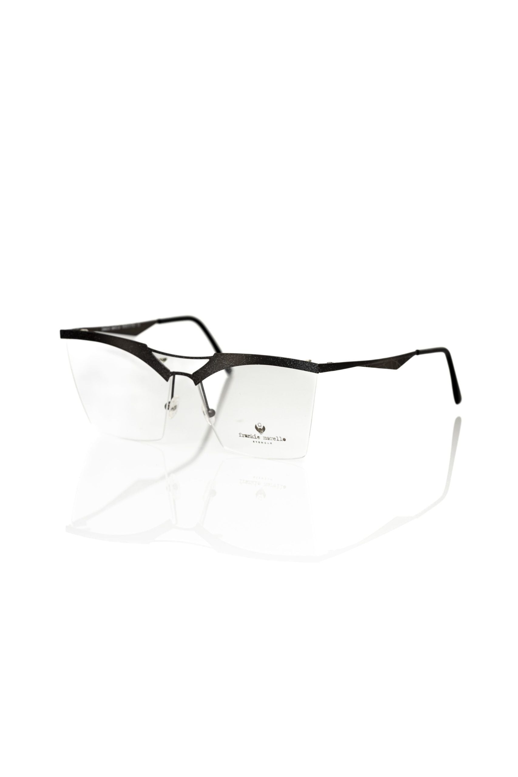 Frankie Morello Black Metallic Women Frame - Luksusmuotia Frankie Morello - Tutustu YVES JAVANNI® 