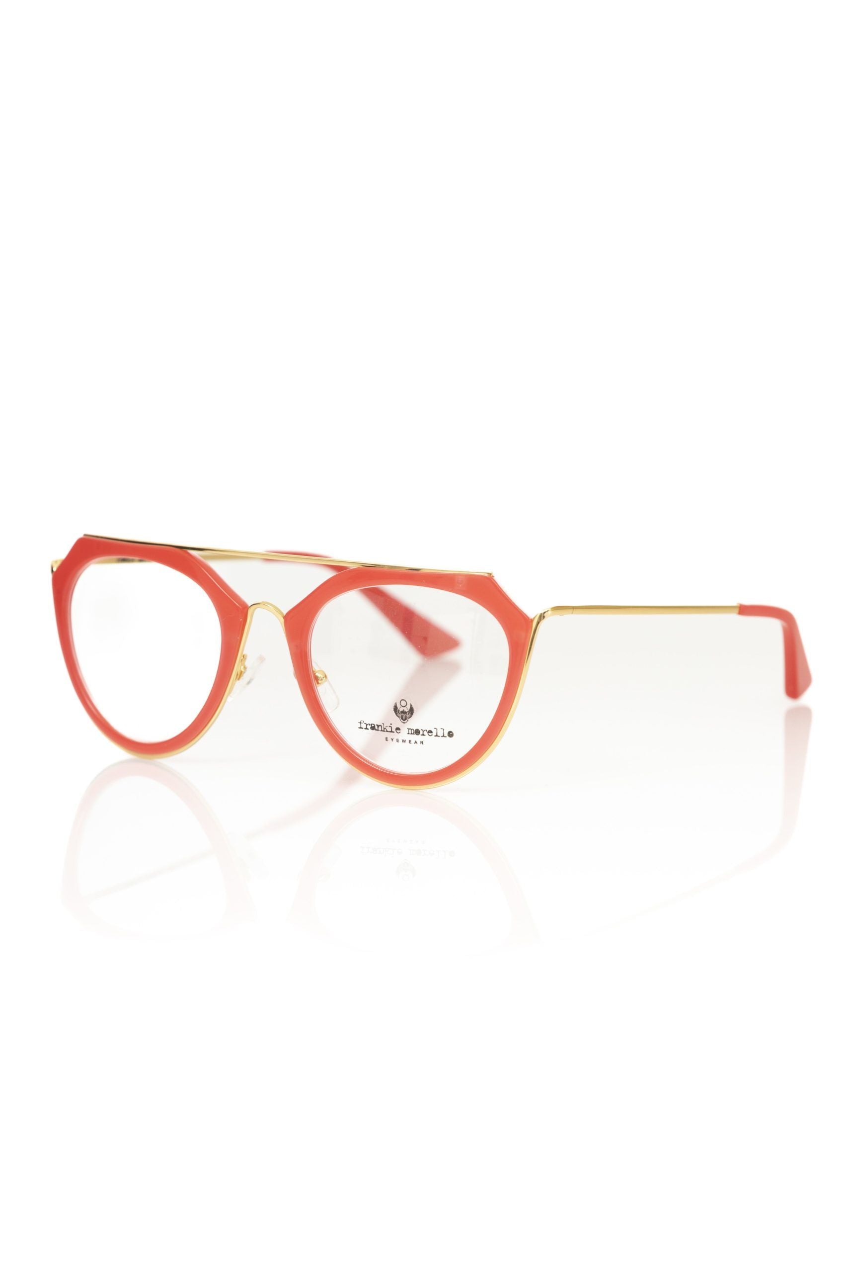 Frankie Morello Red Acetate Women Frame - Luksusmuotia Frankie Morello - Tutustu YVES JAVANNI® 