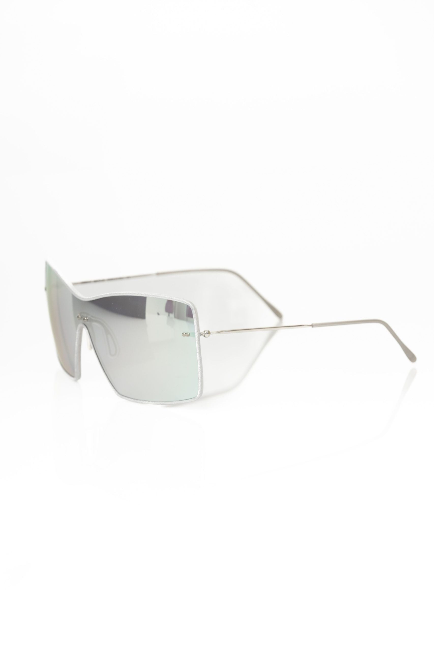 Frankie Morello Silver Metallic Women Sunglass - Luksusmuotia Frankie Morello - Tutustu YVES JAVANNI® 