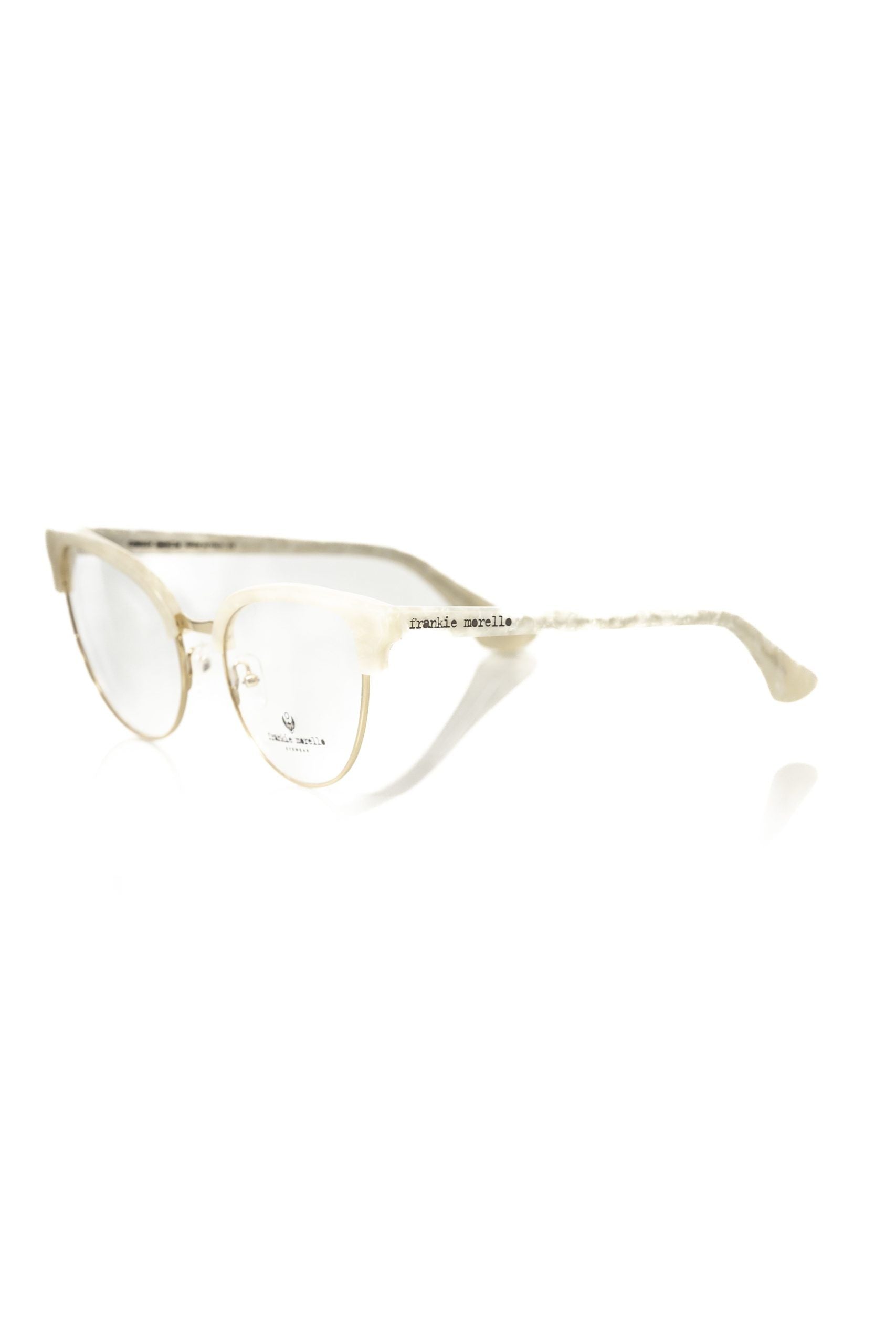 Frankie Morello White Metallic Women's Frame - Luksusmuotia Frankie Morello - Tutustu YVES JAVANNI® 