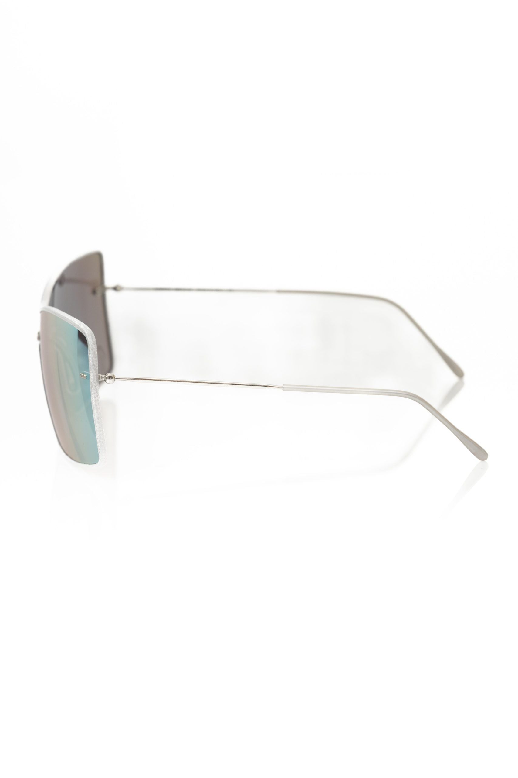 Frankie Morello Silver Metallic Women Sunglass - Luksusmuotia Frankie Morello - Tutustu YVES JAVANNI® 