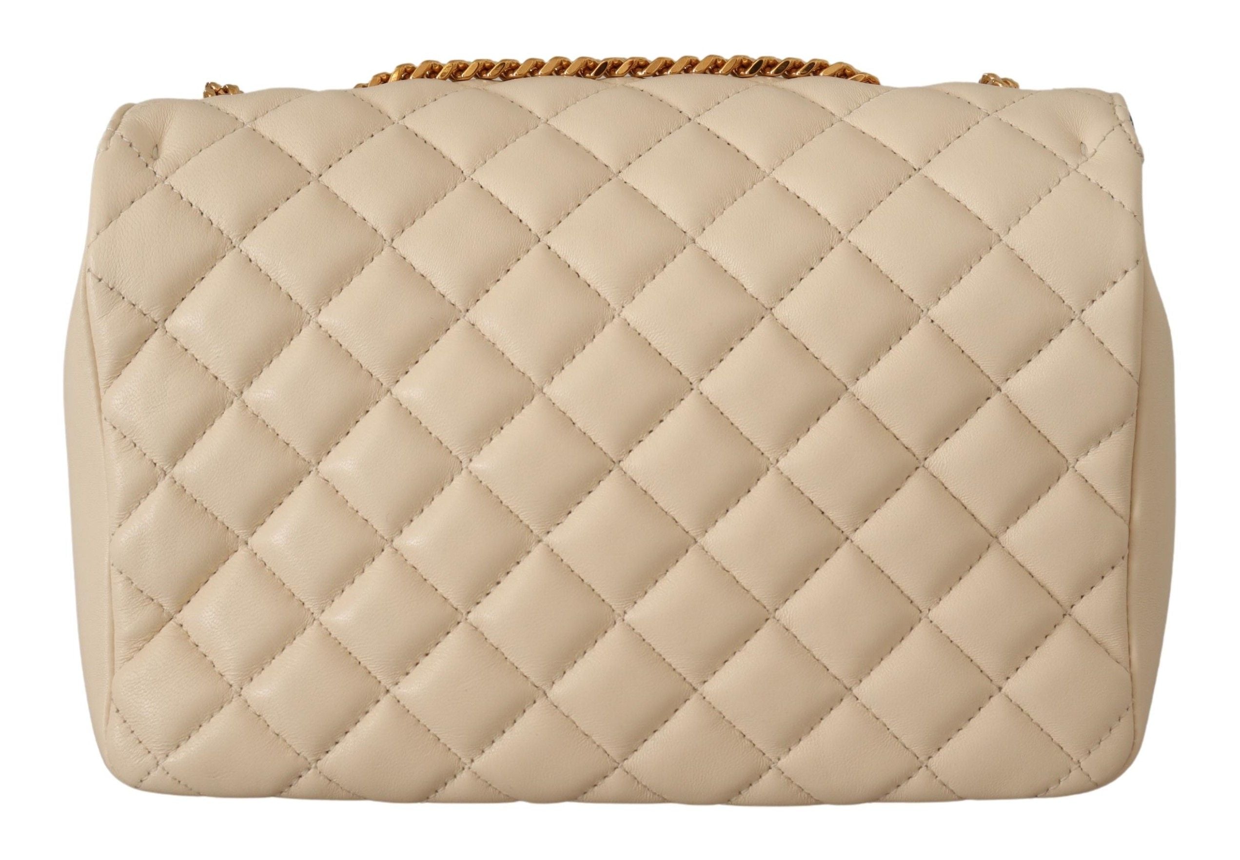 Versace Elegant White Nappa Leather Shoulder Bag - Luxury from Versace - Shop at YVES JAVANNI