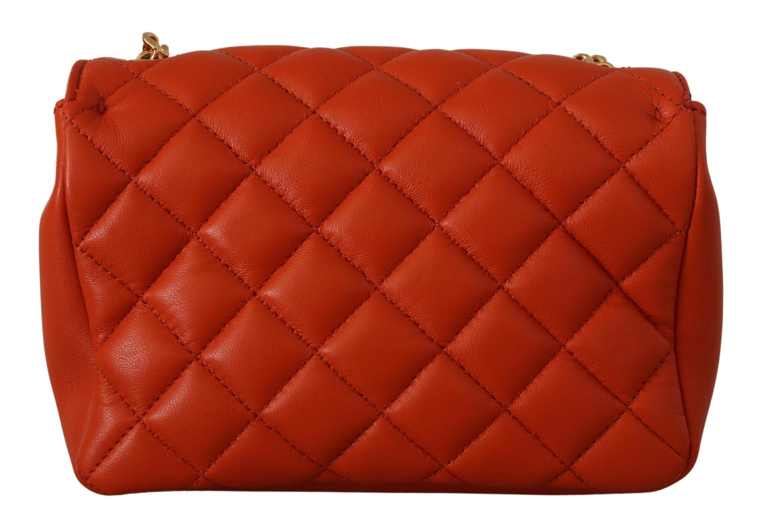 Versace Elegant Red Nappa Leather Crossbody Bag - Luksusmuotia Versace - Tutustu YVES JAVANNI® 